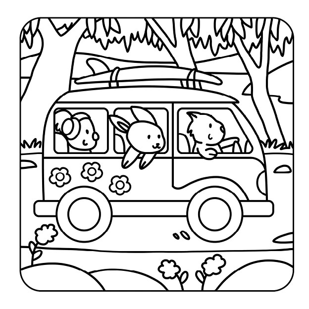 3 Hello Sunshine: Cosy Aussie Colouring by R. J. Timmis - Book, 3 of 3