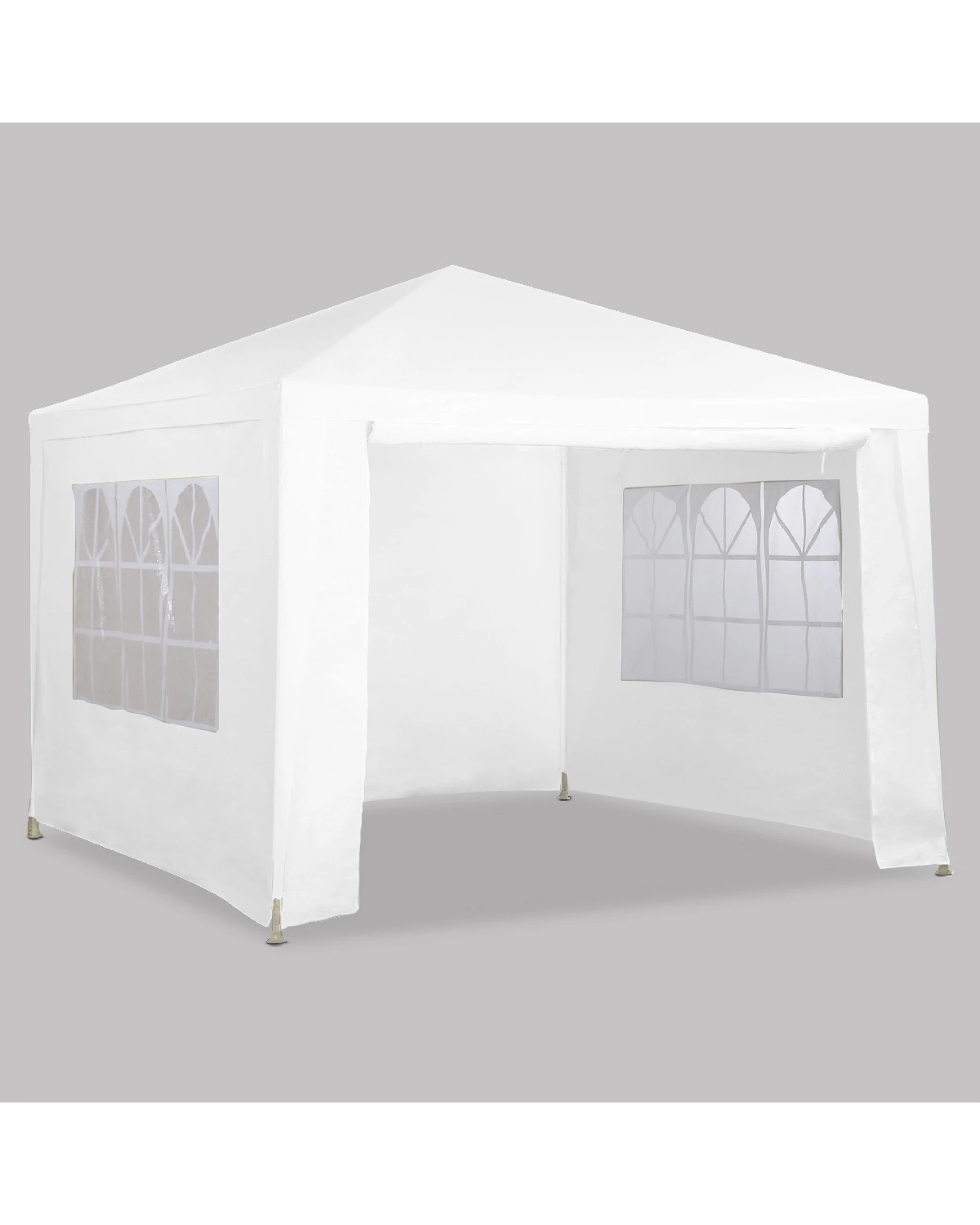 1 Wallaroo 3m x 3m Gazebo Party Tent Event Marquee Awning Outdoor Pavilion Canopy - White, 1 of 5