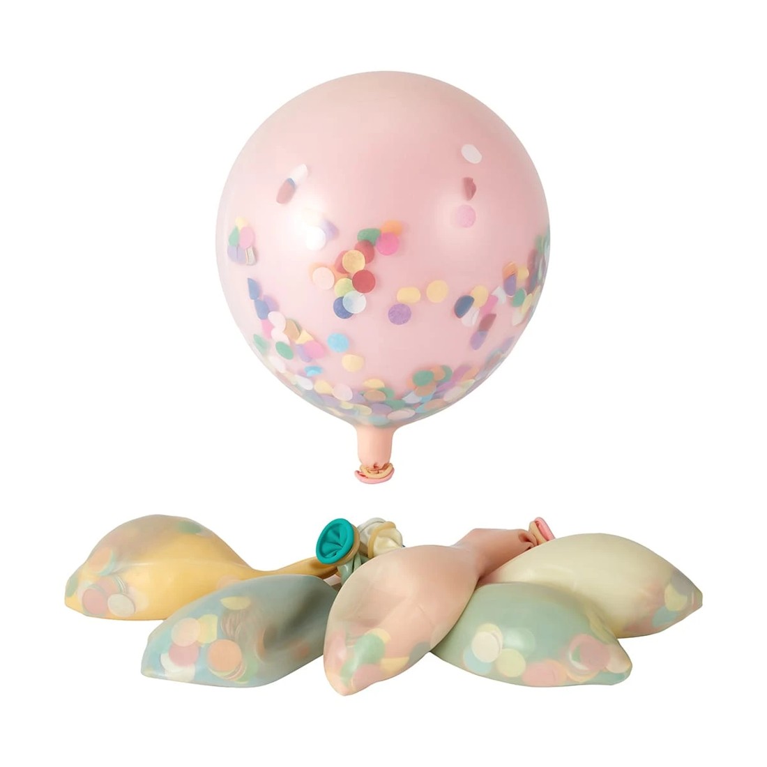 3 5 Pack Confetti Balloons, 3 of 7