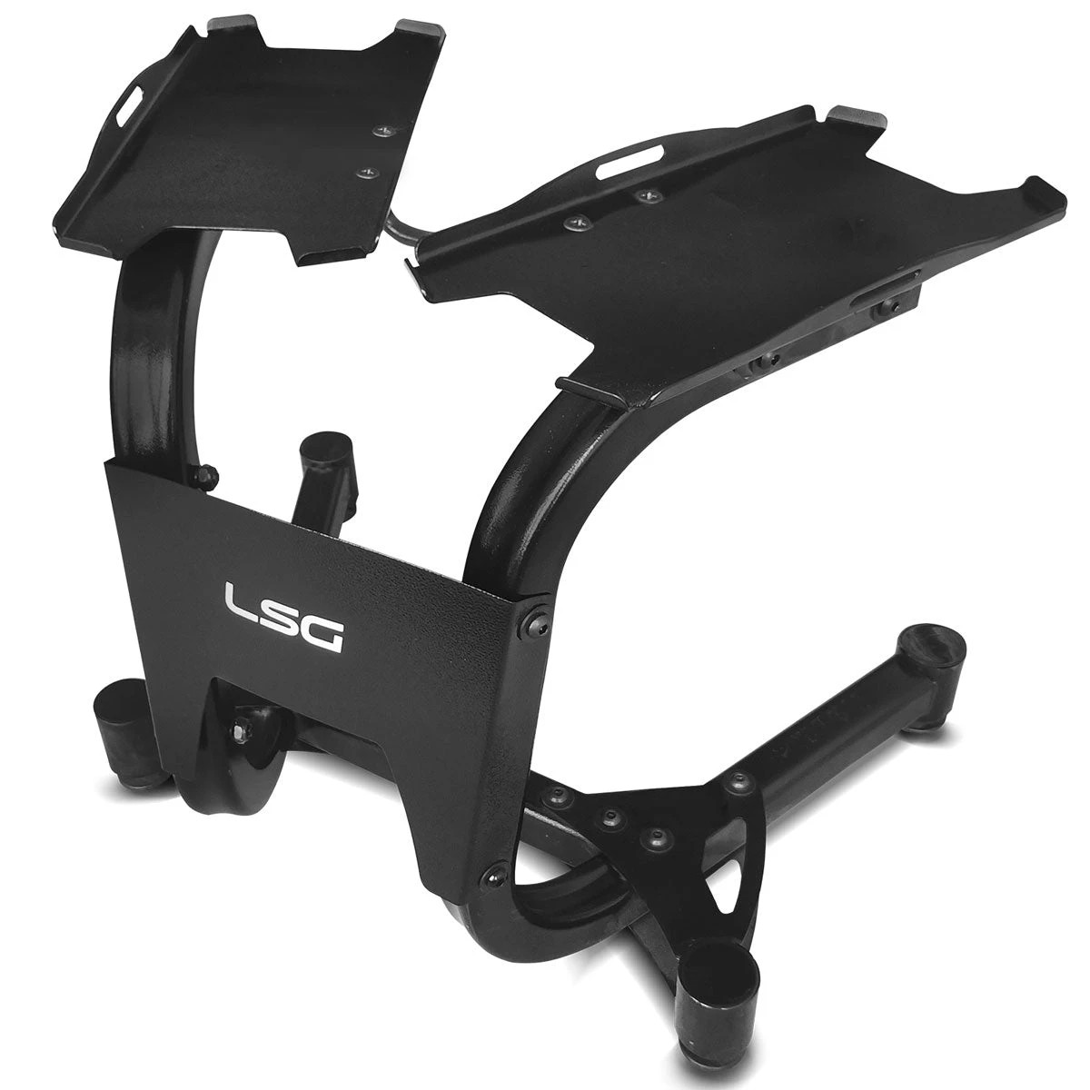 2 LSG V1 Adjustable Dumbbell Stand - Black, 2 of 2