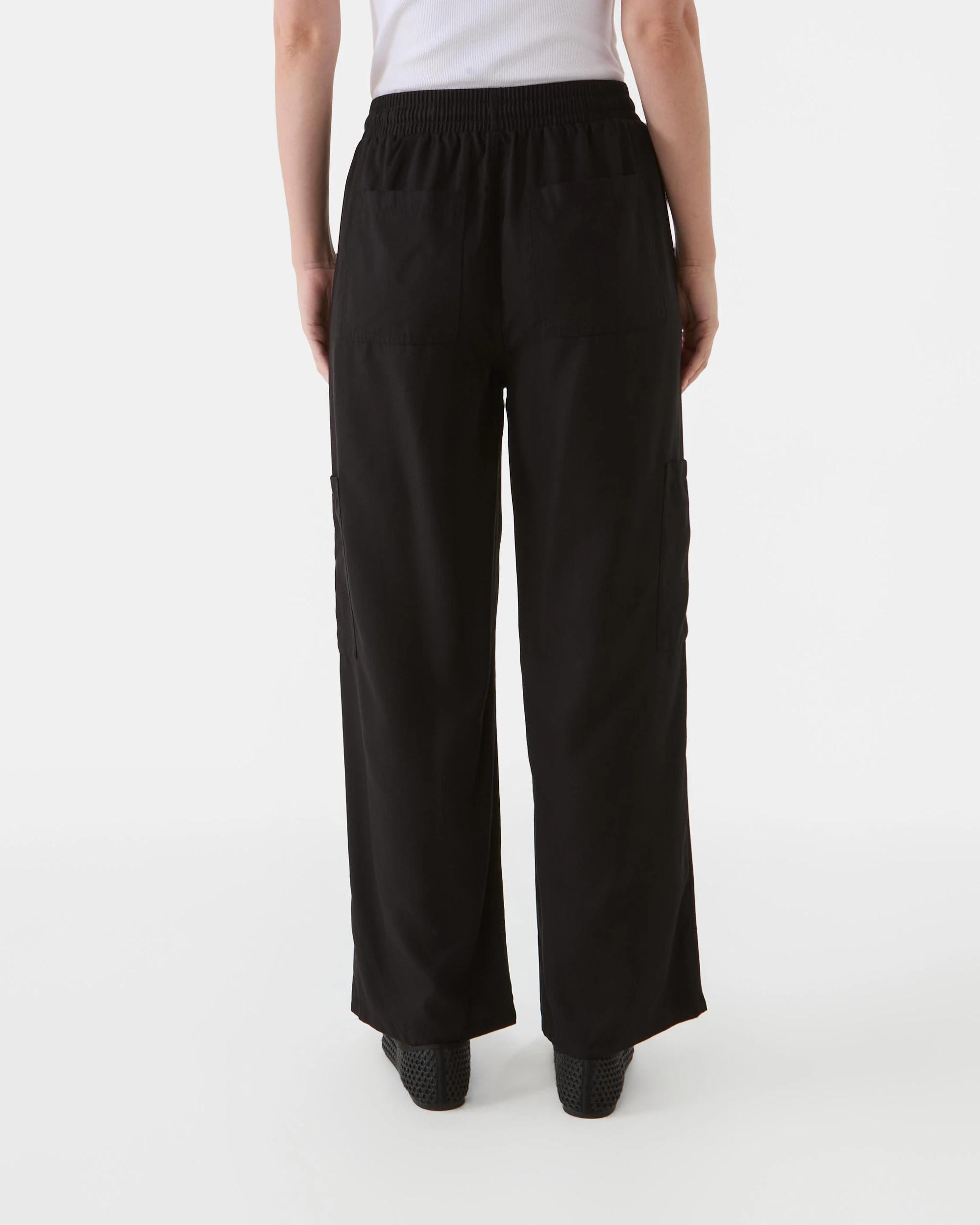 3 Soft Utility Pants Black, 3 of 8