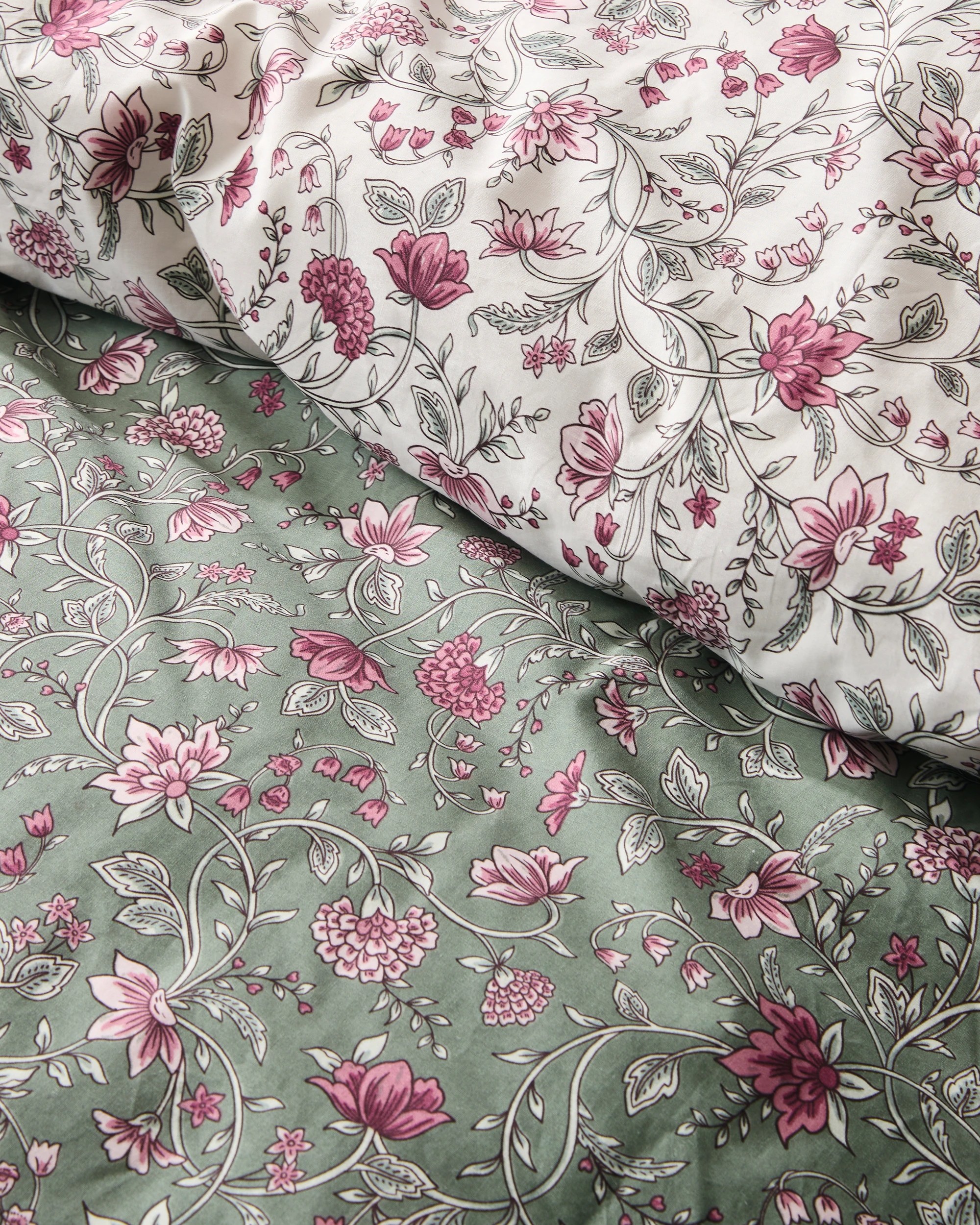3 Target Adley Floral Australian Cotton Quilt Cover Set - Double Bed - White, 3 of 4