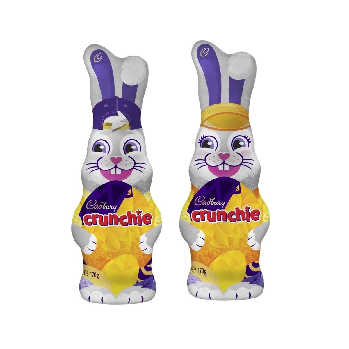 1 Cadbury Crunchie Easter Bunny 170g - Assorted, 1 of 3