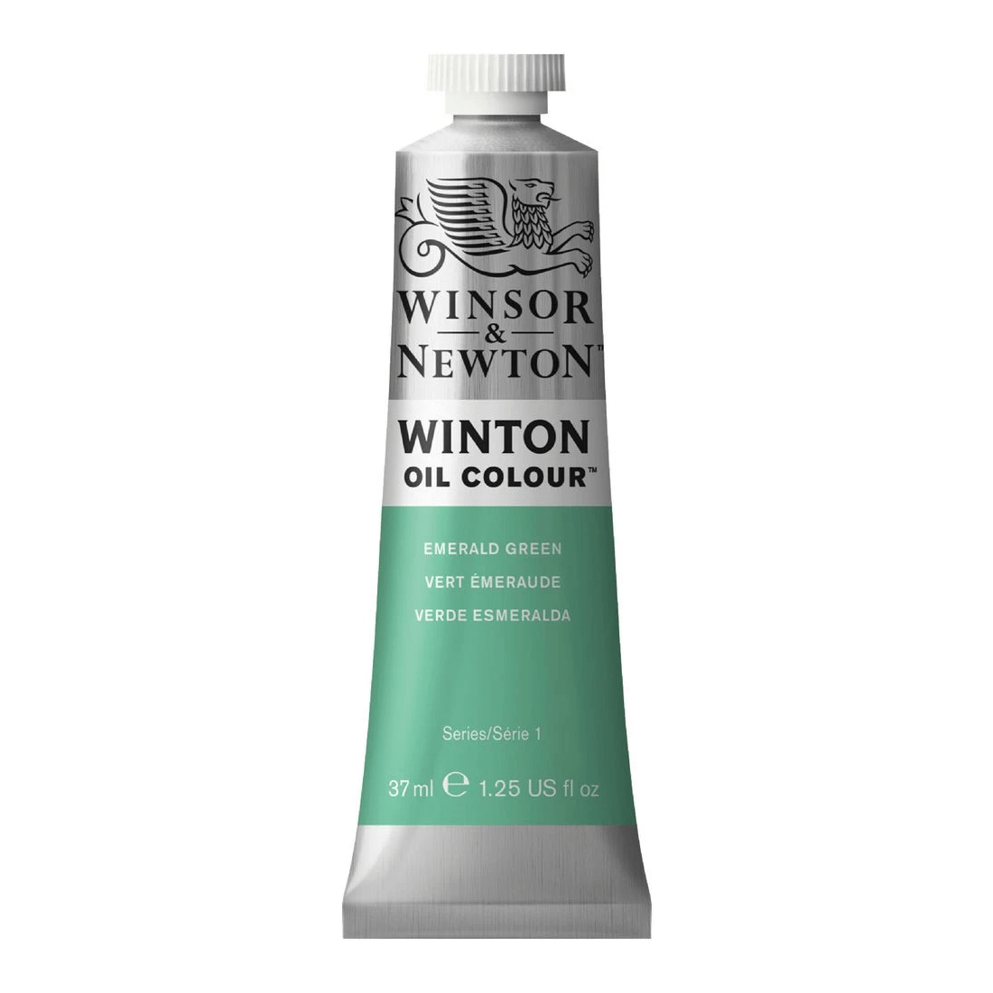 1 Winsor & Newton Winton Oil Colour 37mL Emerald Green, 1 of 1