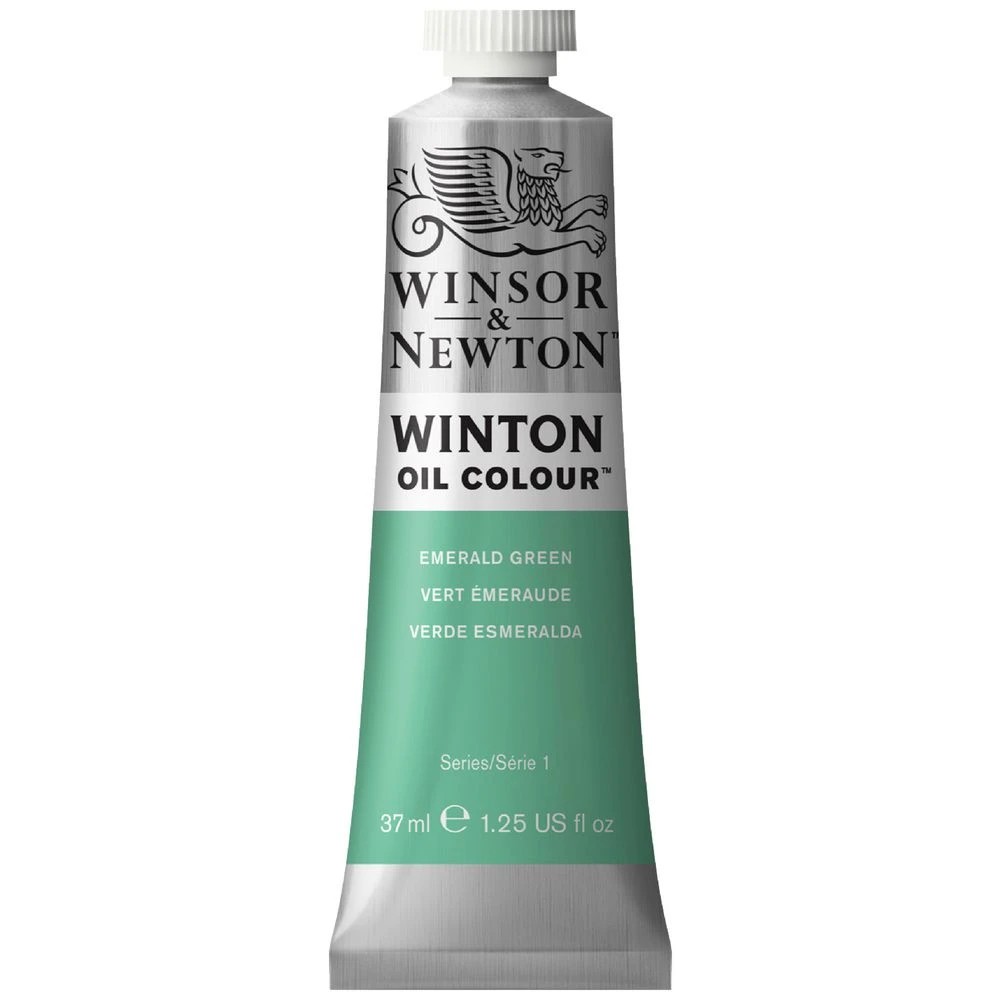 1 Winsor & Newton Winton Oil Colour 37mL Emerald Green, 1 of 1