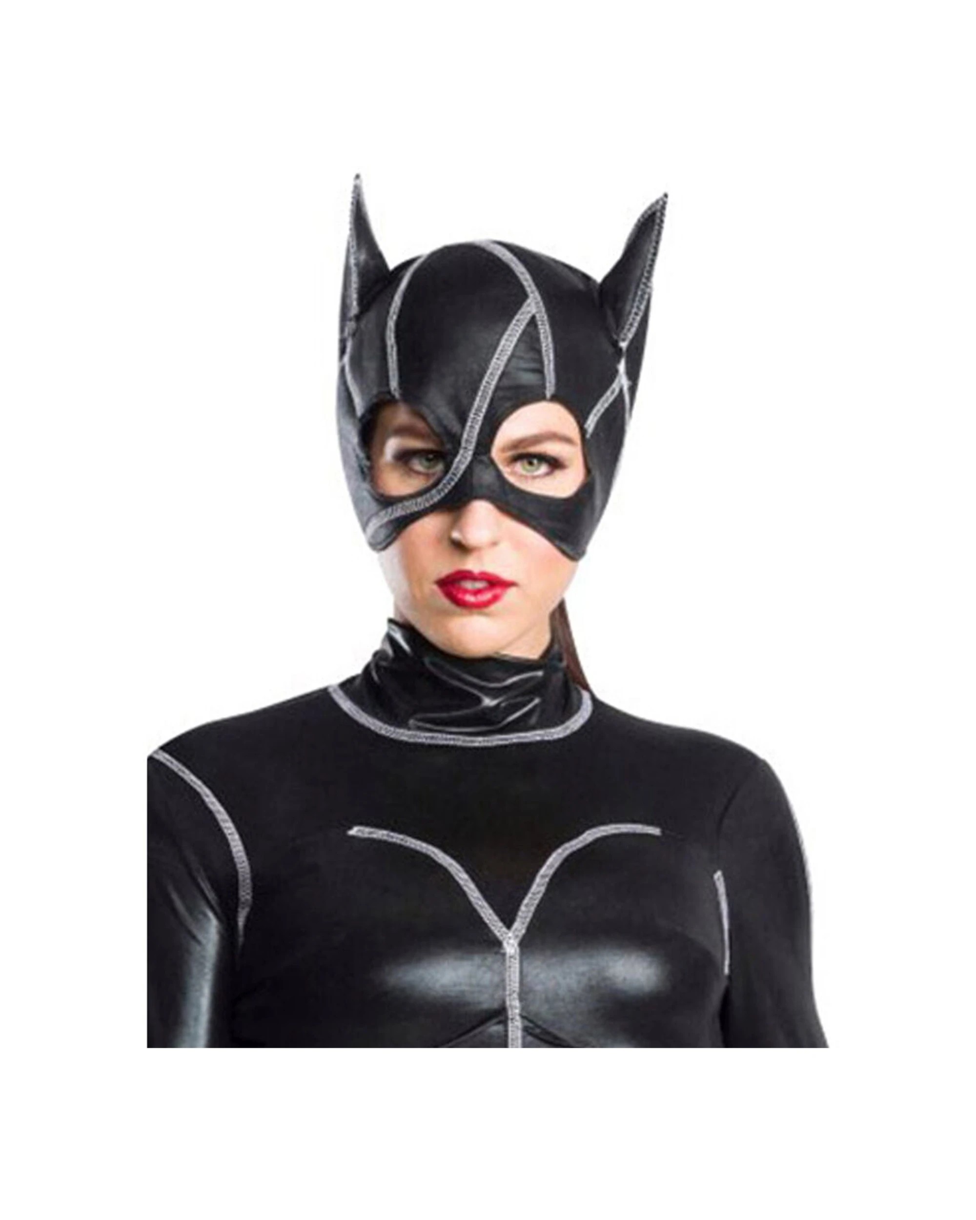 2 Dc Comics Catwoman Deluxe Michelle Pfeiffer Womens Dress Up Costume Size XS - Black, 2 of 4