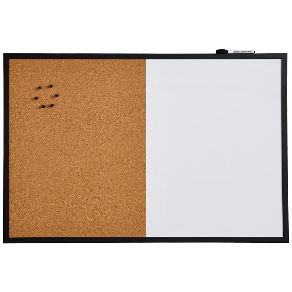 1 J.Burrows Combination Board 900 x 600mm Black, 1 of 3