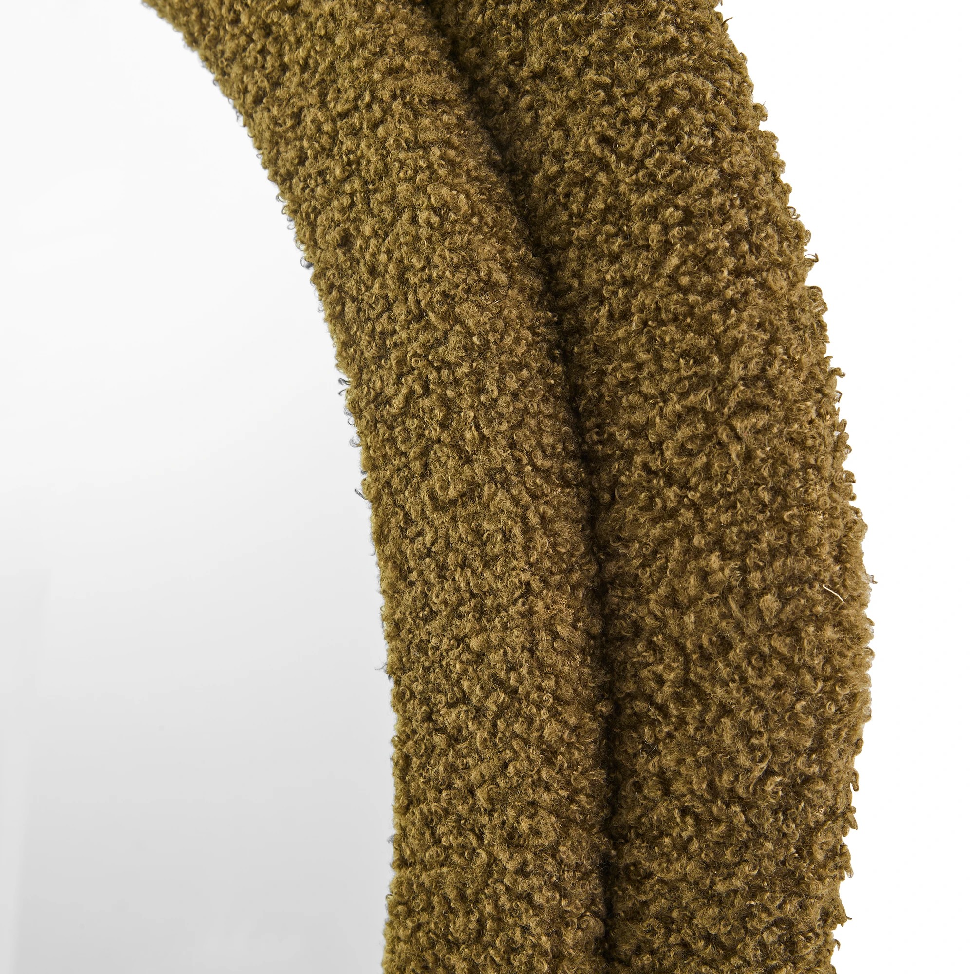 3 Wavy Boucle Floor Mirror, 3 of 6
