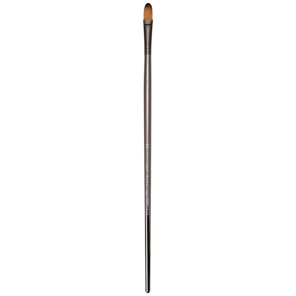 1 Royal & Langnickel Zen Series 43 Paintbrush Filbert Size 4, 1 of 1