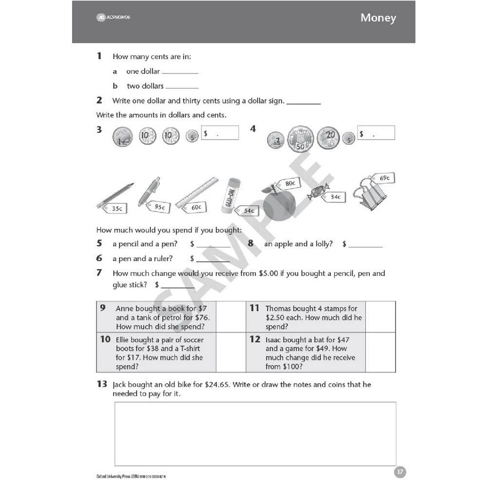 4 Maths Plus Australian Curriculum Value Pack Year 3, 4 of 5