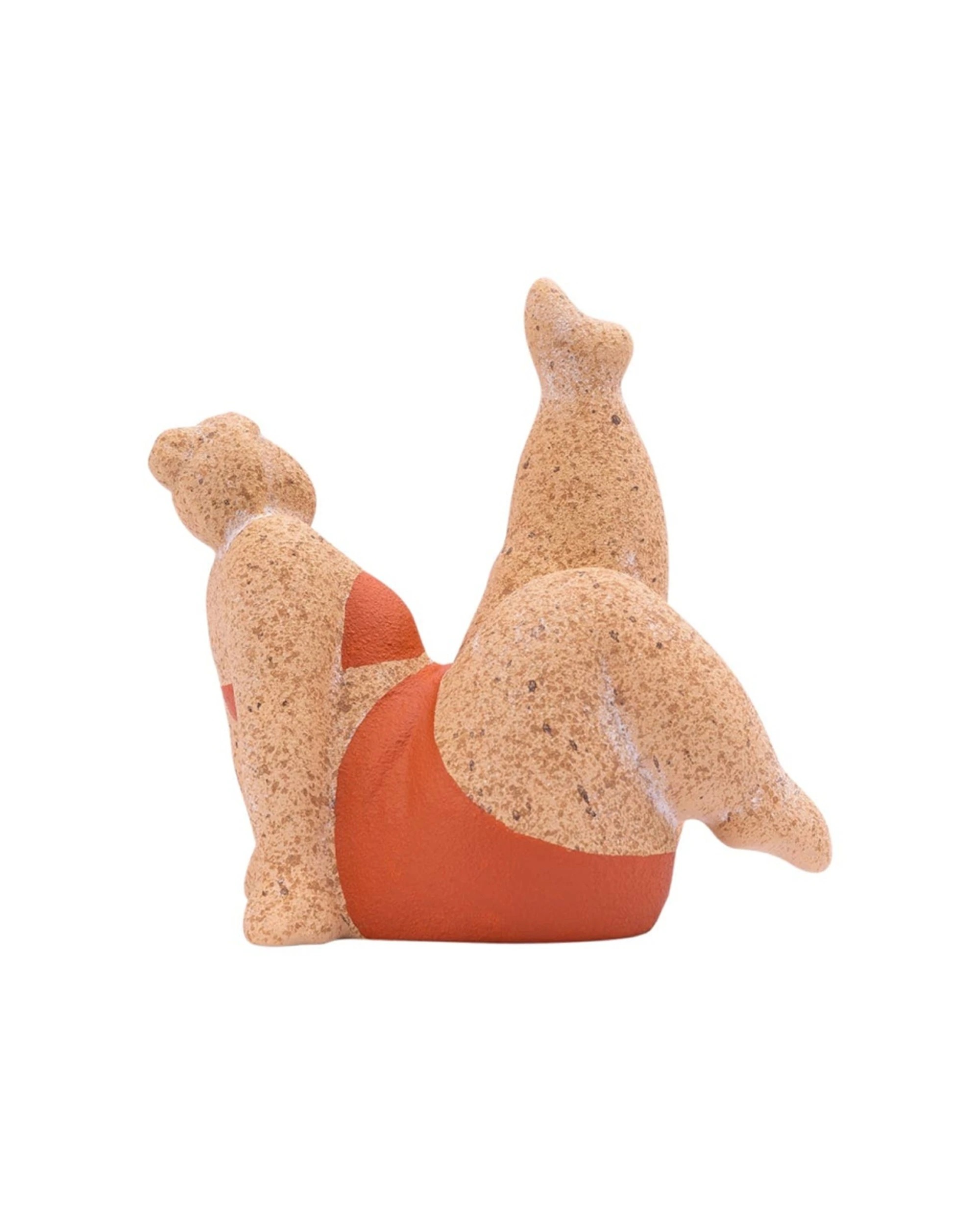 1 Splosh Billie Bathing Terracotta Statue Lightweight Decorative Accent 15cm - Red, 1 of 2