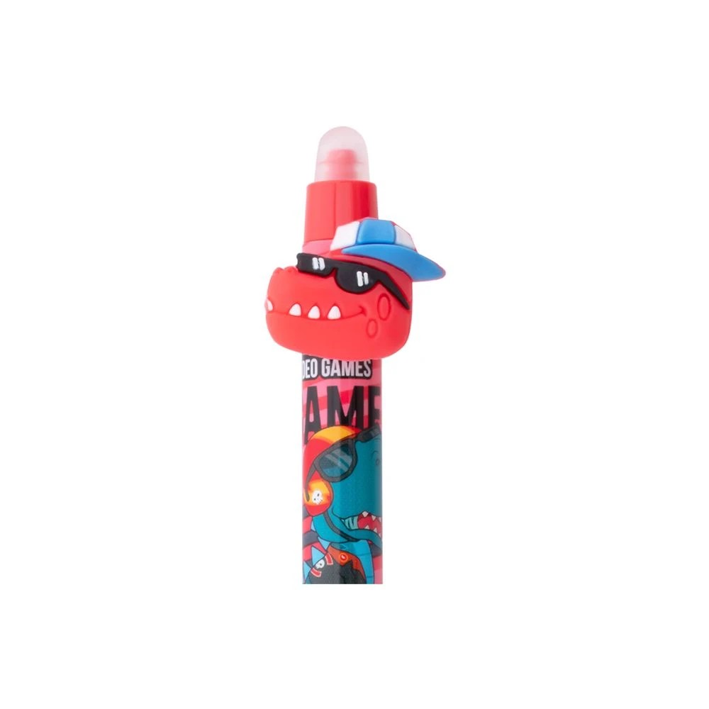 3 ONLINE magiXX Fun Erasable Gel Pen Dino Red, 3 of 3