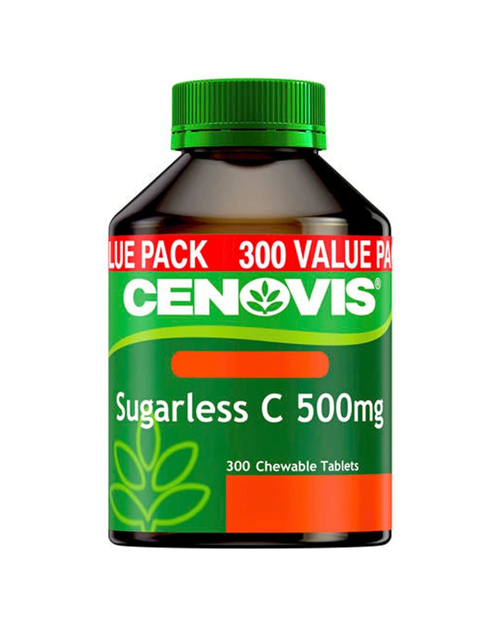 1 Cenovis 300pc Sugarless Vitamin C 500mg Antioxidant Chewable Tablets Supplement, 1 of 5