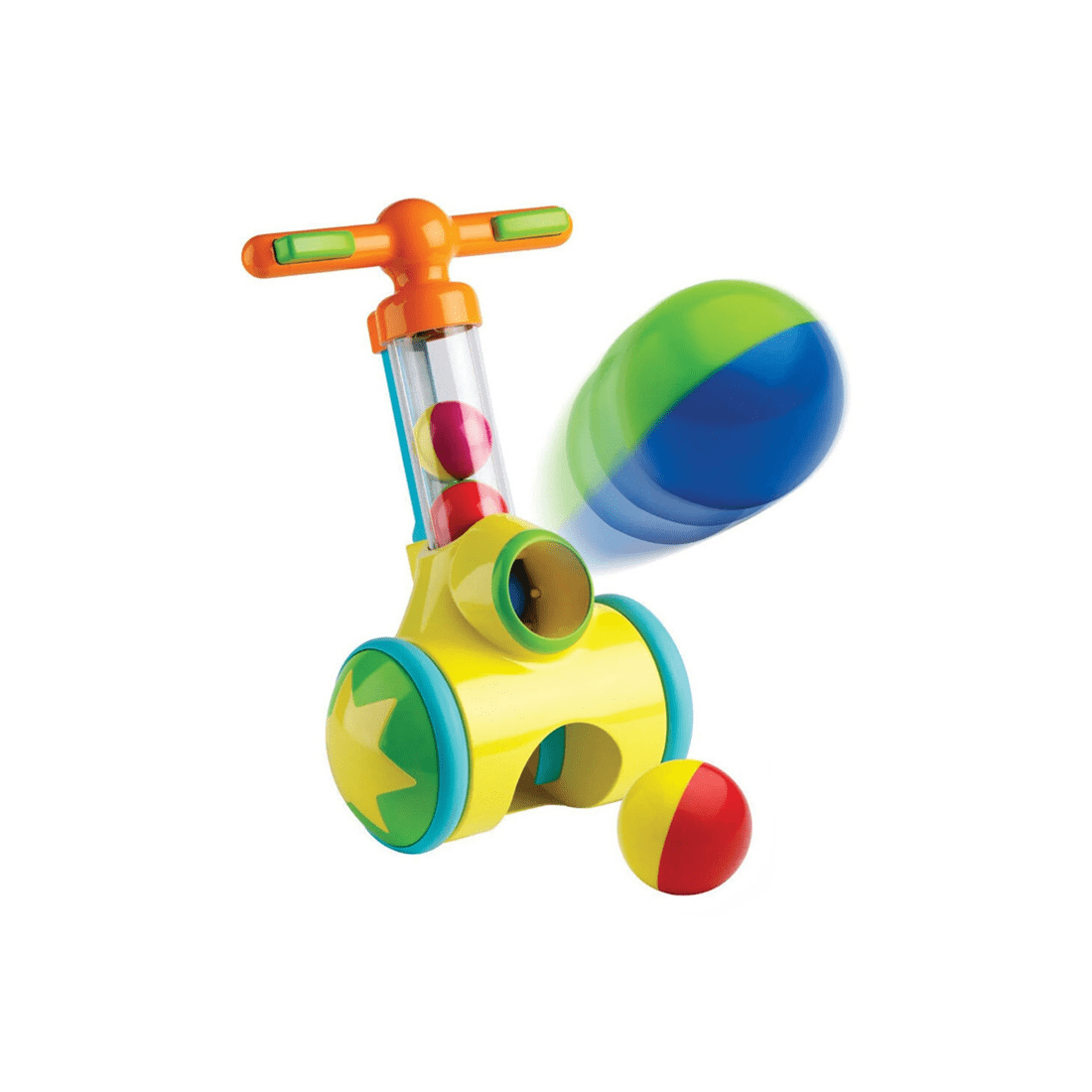 1 Tomy Pic N Pop Ball Blaster Push Along Toddler Toy Indoor Outdoor Play Game Kit - Multi, 1 of 3