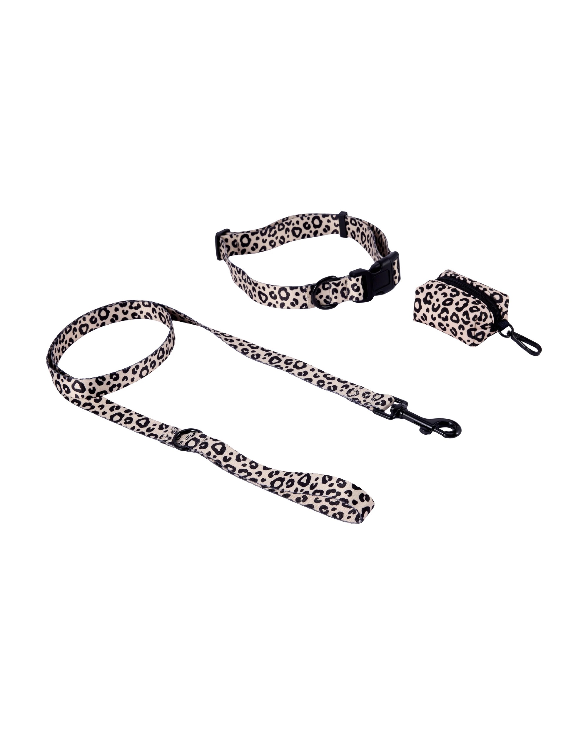 1 Leopard Collar Walking Set - Large, 1 of 6
