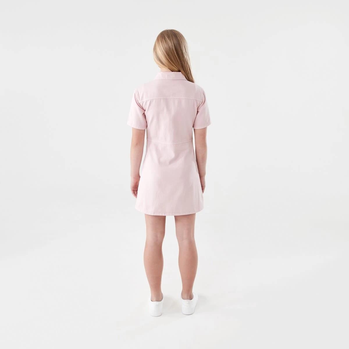 7 Denim Dress LIGHT PINK WASH, 7 of 7