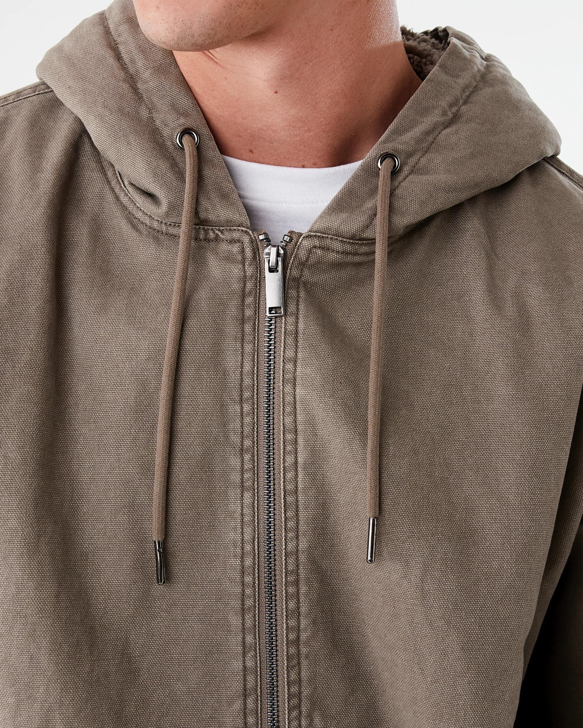 5 Washed Bomber Jacket Brn Otter, 5 of 7