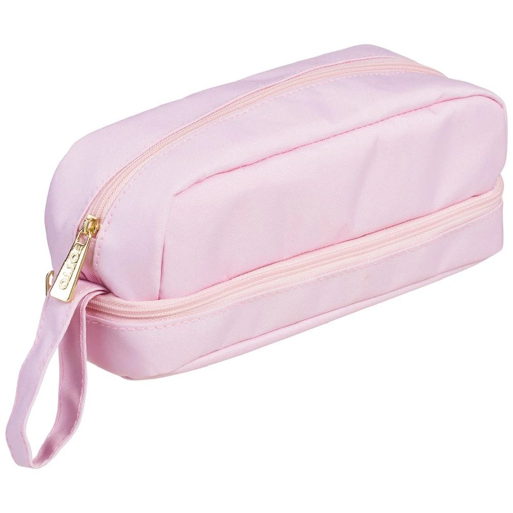 1 Otto 2 Zip Pencil Case Pink, 1 of 3
