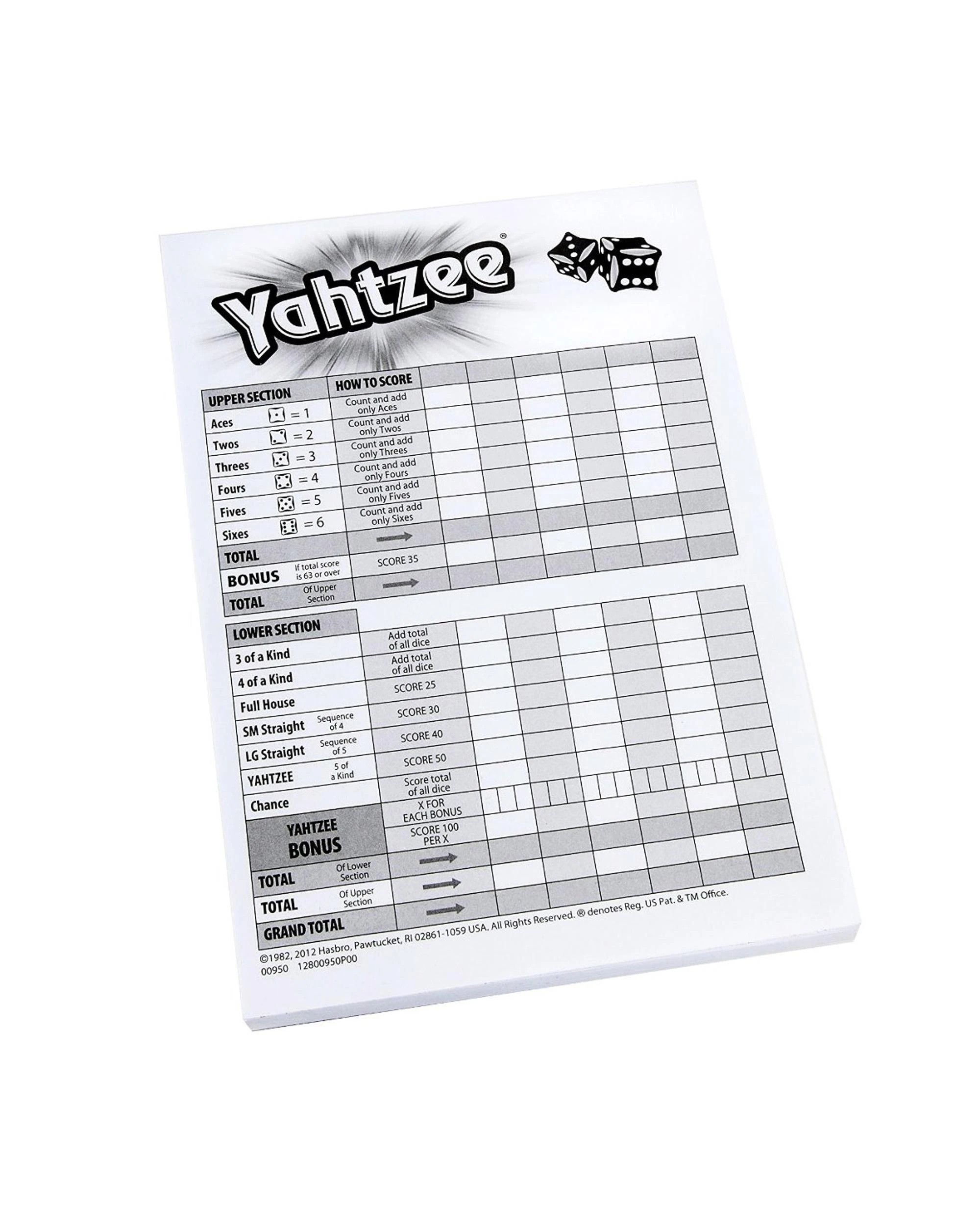 2 Yahtzee Score Cards 80 Pack, 2 of 2