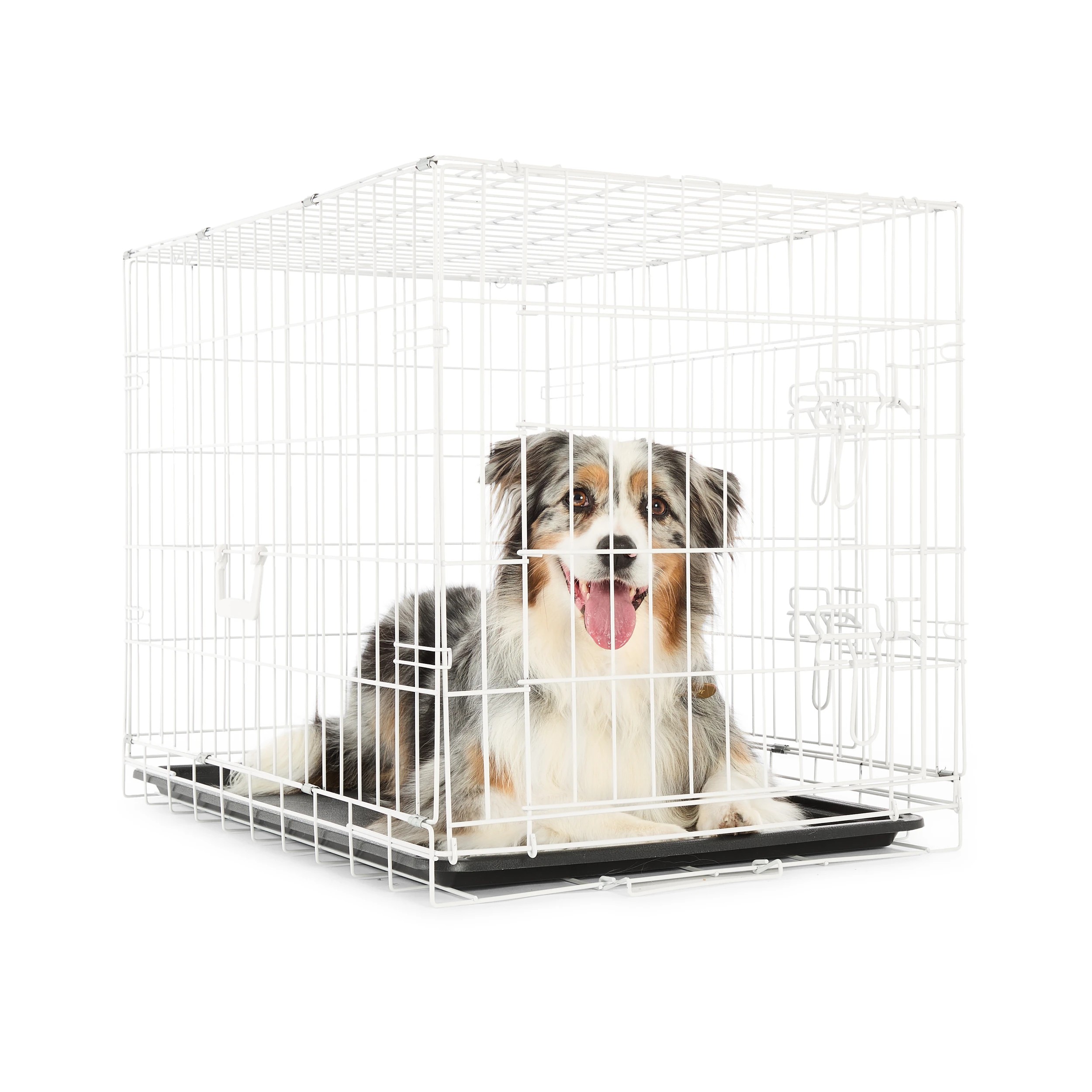 1 Pet Crate - White, Medium, 1 of 10
