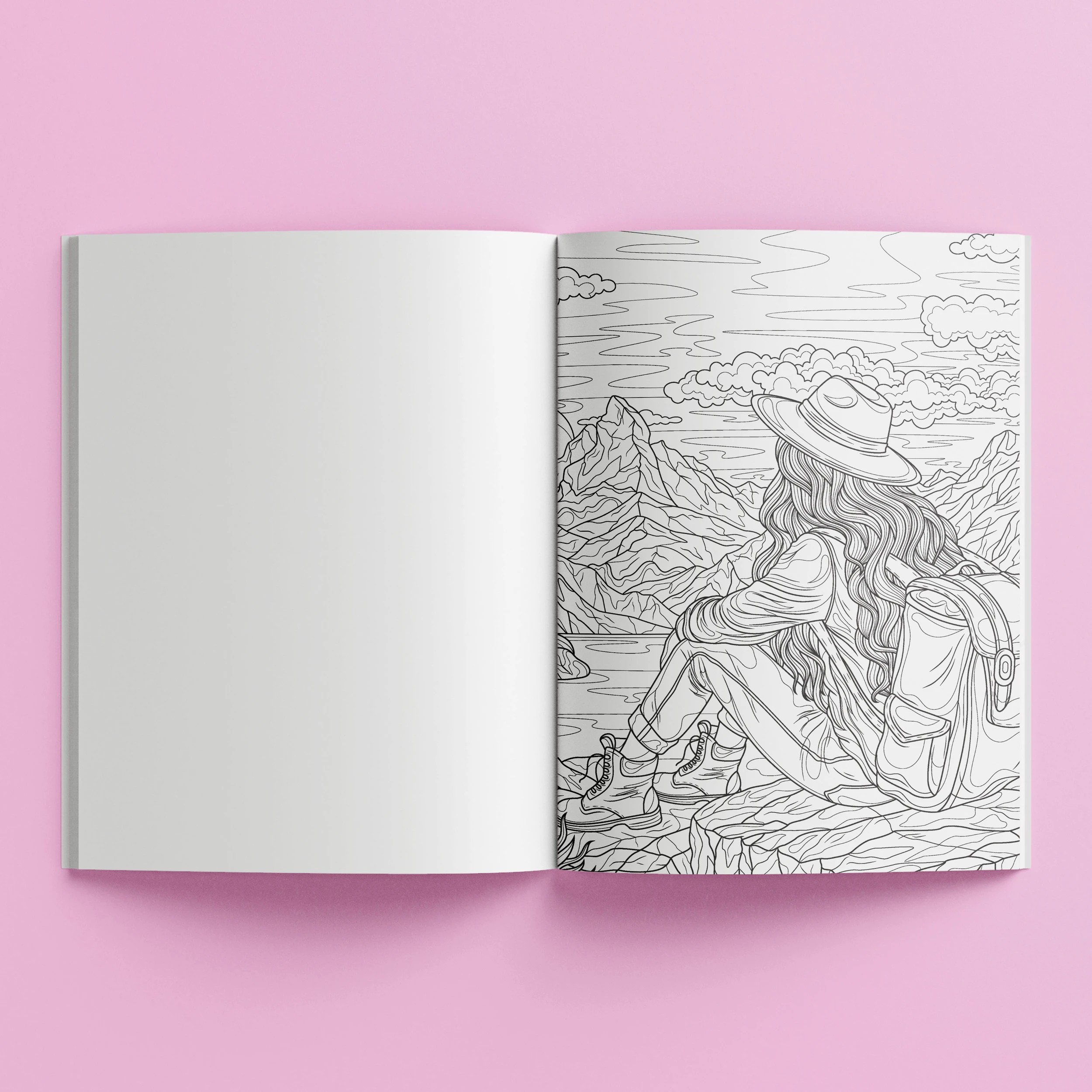 4 Mindwaves Calming Colouring: Escape - Book, 4 of 5