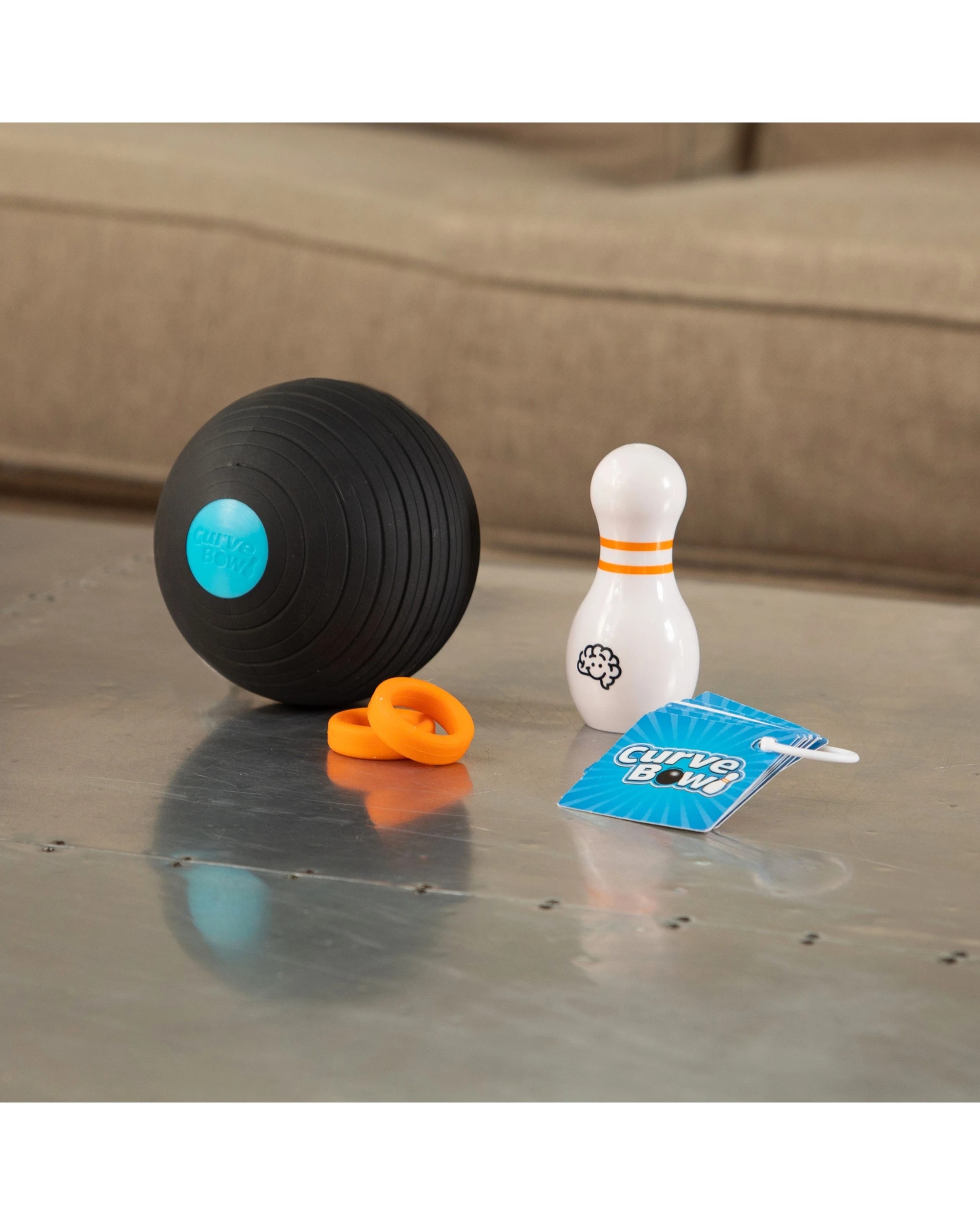 7 Fat Brain Toy Co. Curve Bowl Kids Game Rolling Weighted Ball Obstacles Pin - Multi, 7 of 8