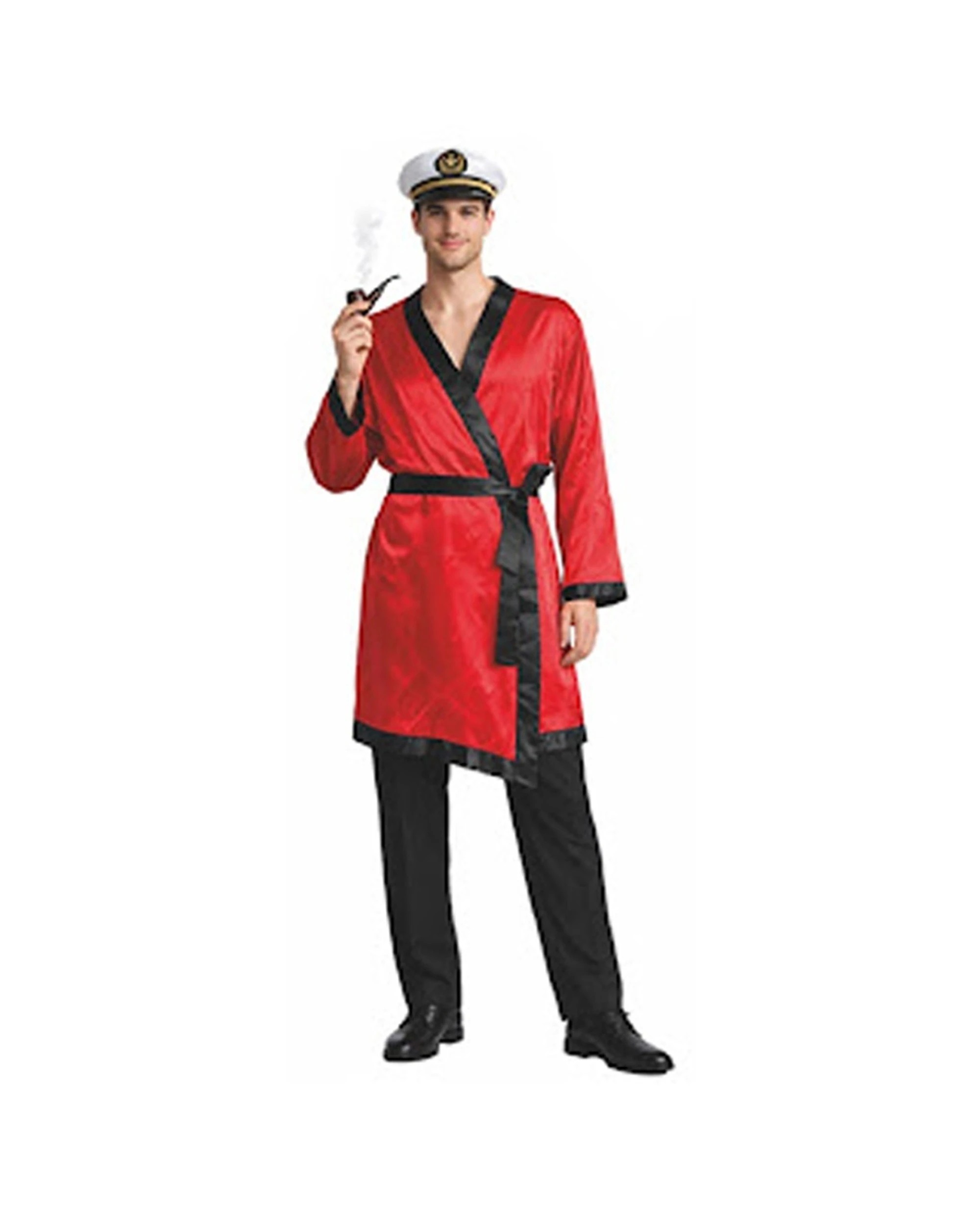 1 JD Party Adult Rich Man Red Robe Costume - L-XL - Red, 1 of 1