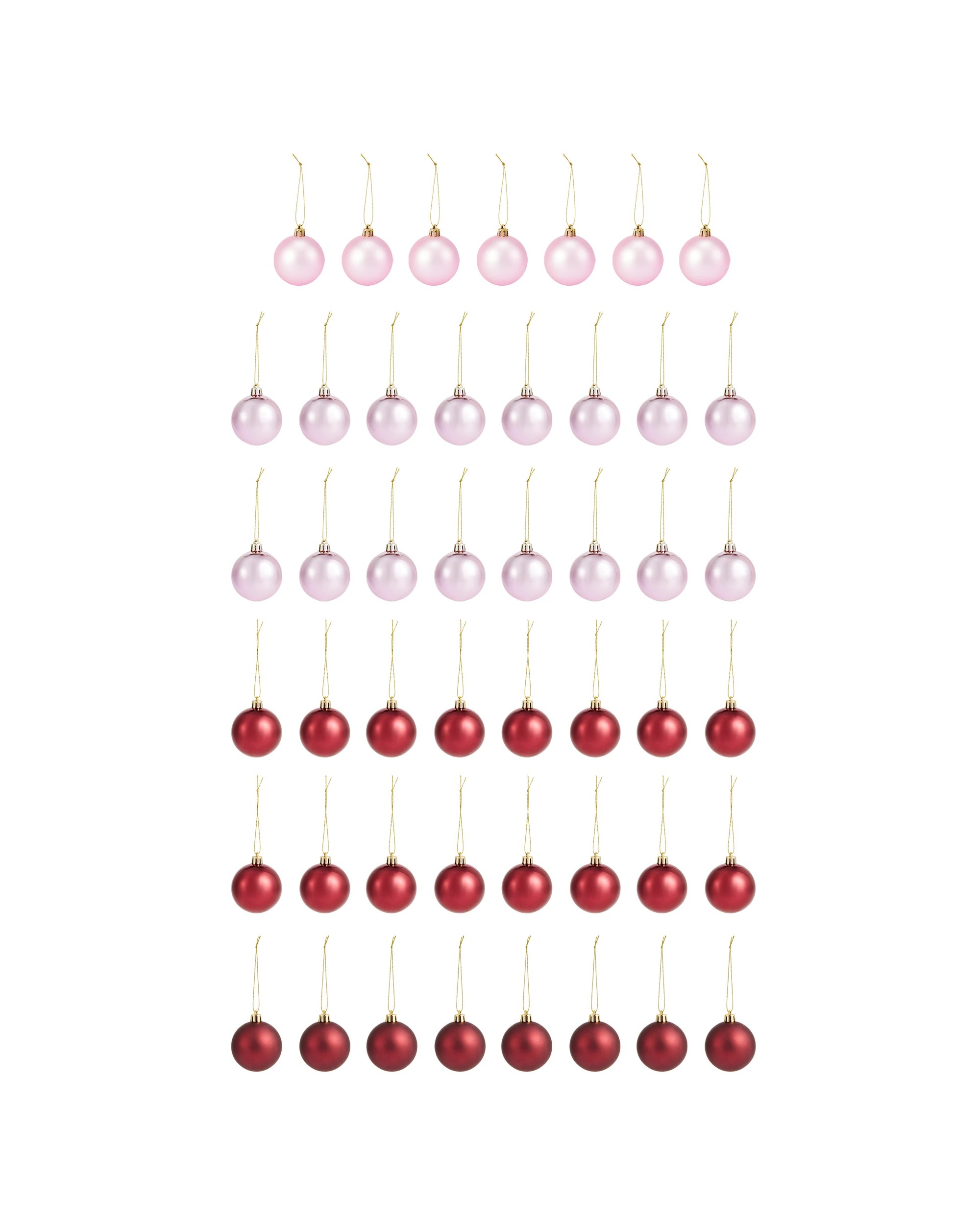 2 47 Pack 6cm Fig Baubles, 2 of 8
