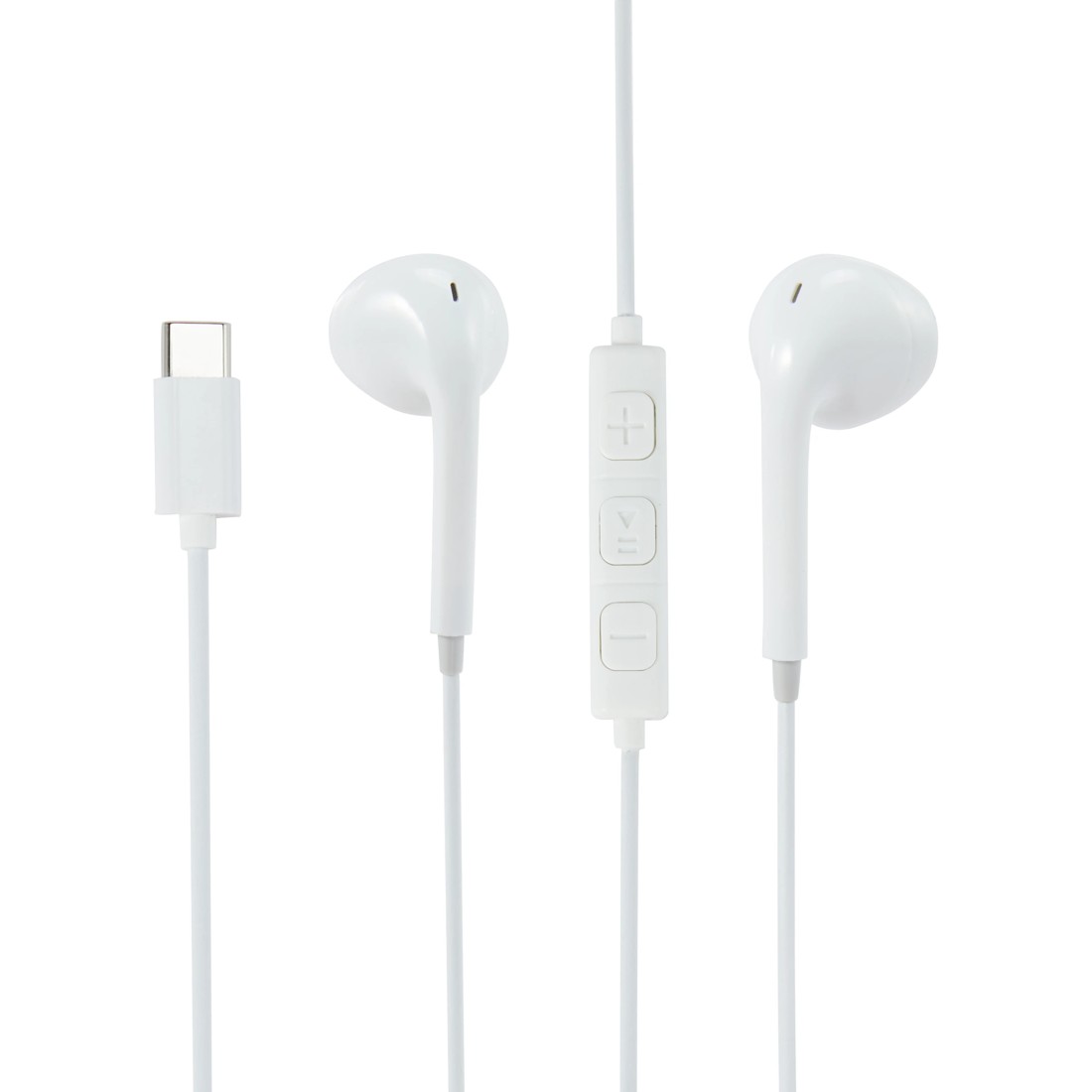 1 Type-C Bud Earphones - White, 1 of 4