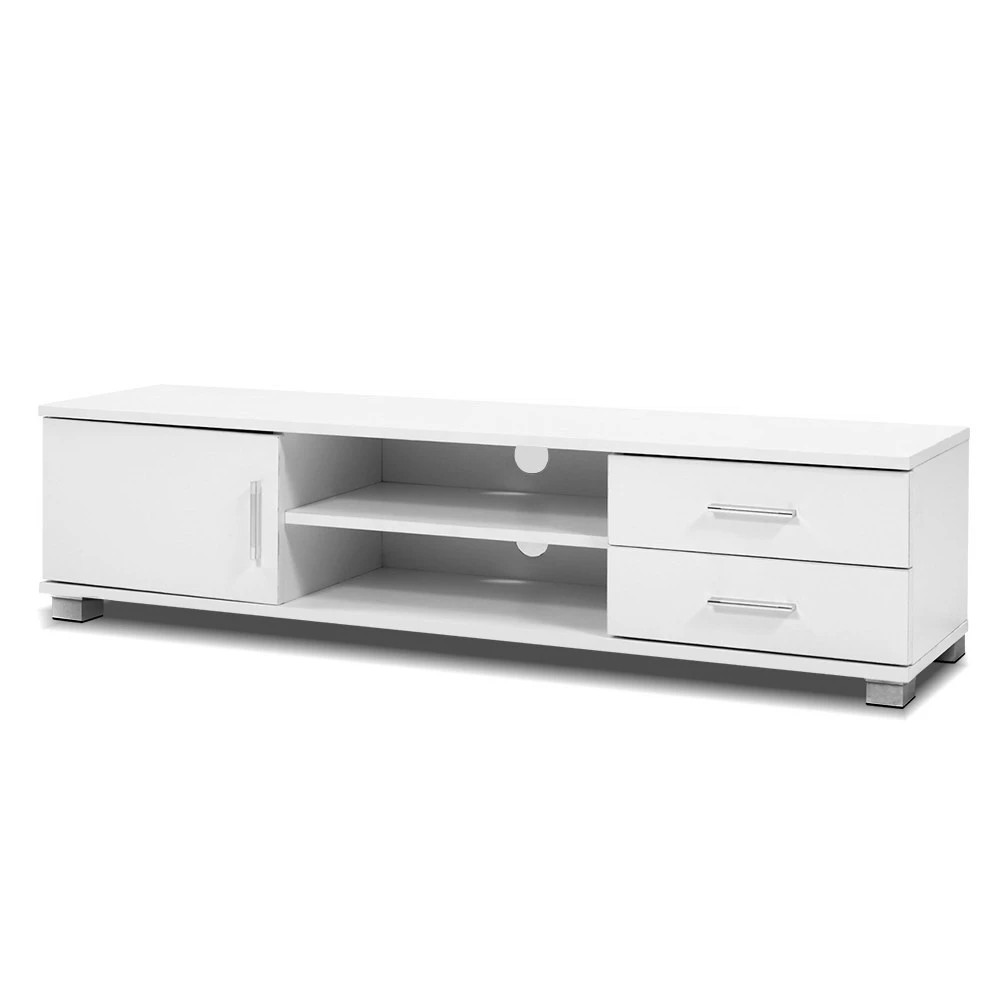 1 Artiss Entertainment Unit TV Cabinet 120cm Dylan - White, 1 of 8