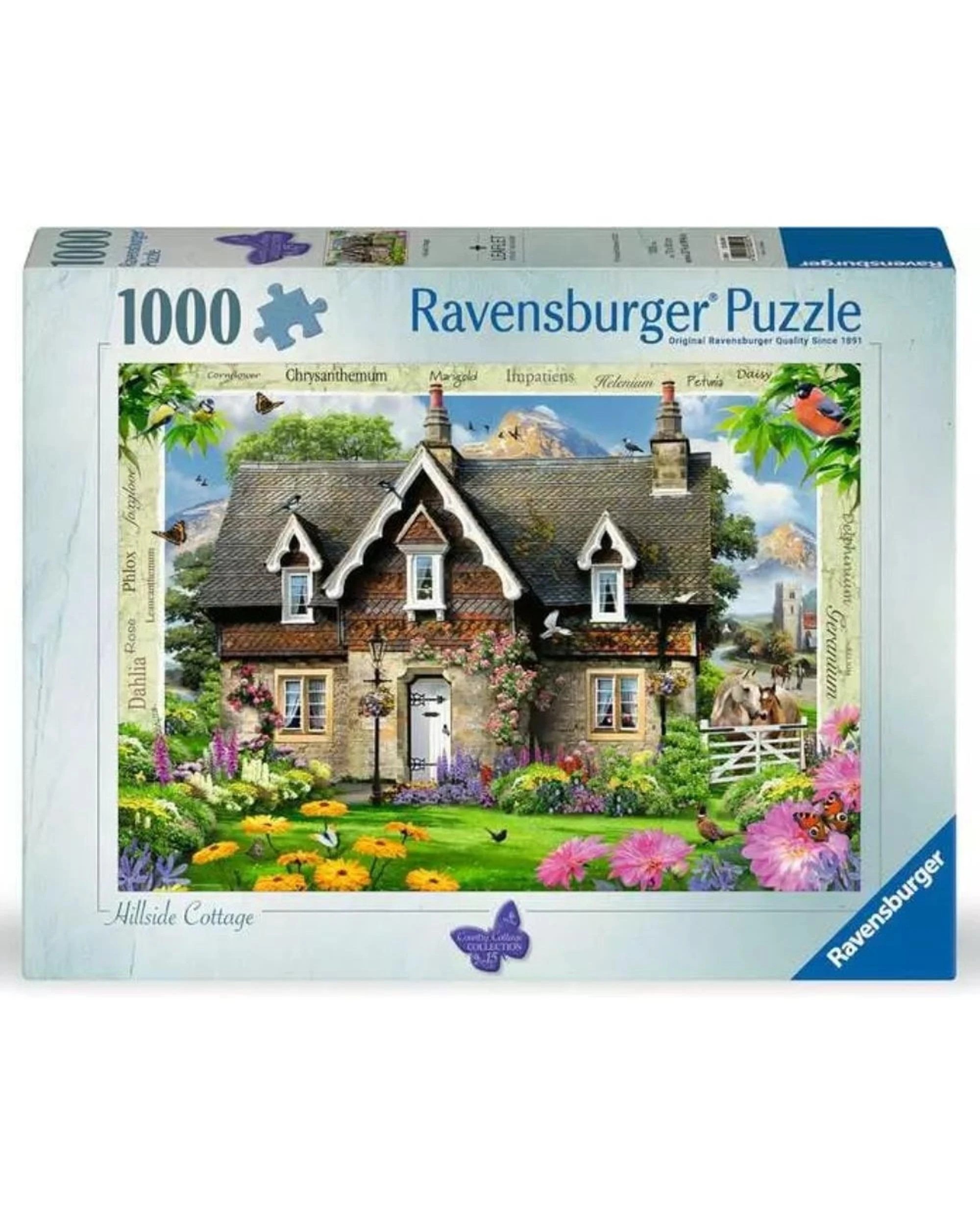 1 Ravensburger Country Cottage Hillside Cottage 1000 Piece Jigsaw Puzzle, 1 of 1