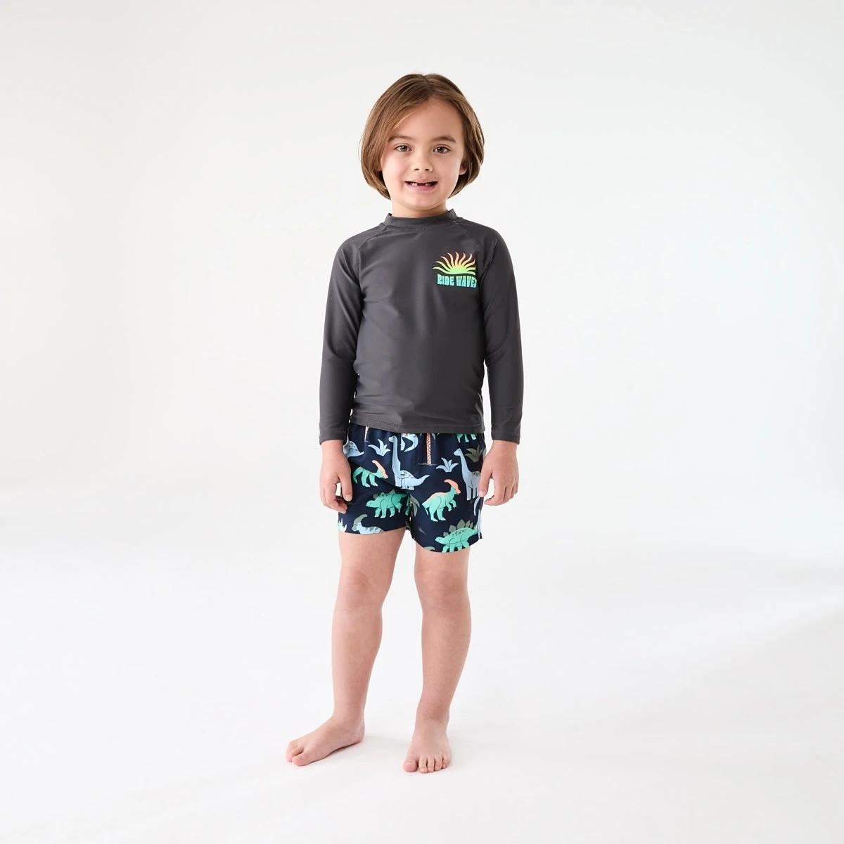 5 Printed Boardshorts DINO SCRIBBLE DRESS BLUE, 5 of 6