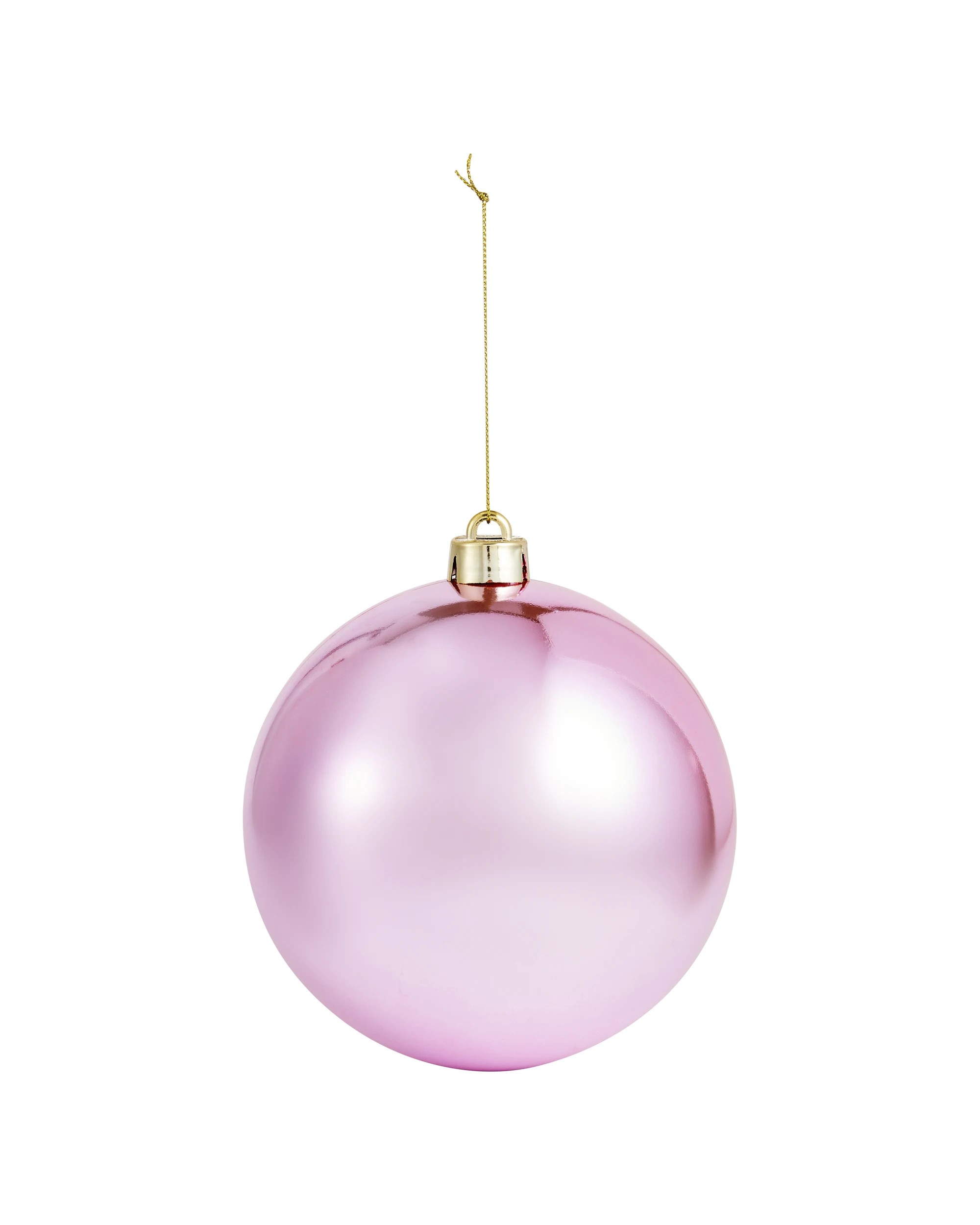 3 4 Pack 15cm Pink Baubles, 3 of 6