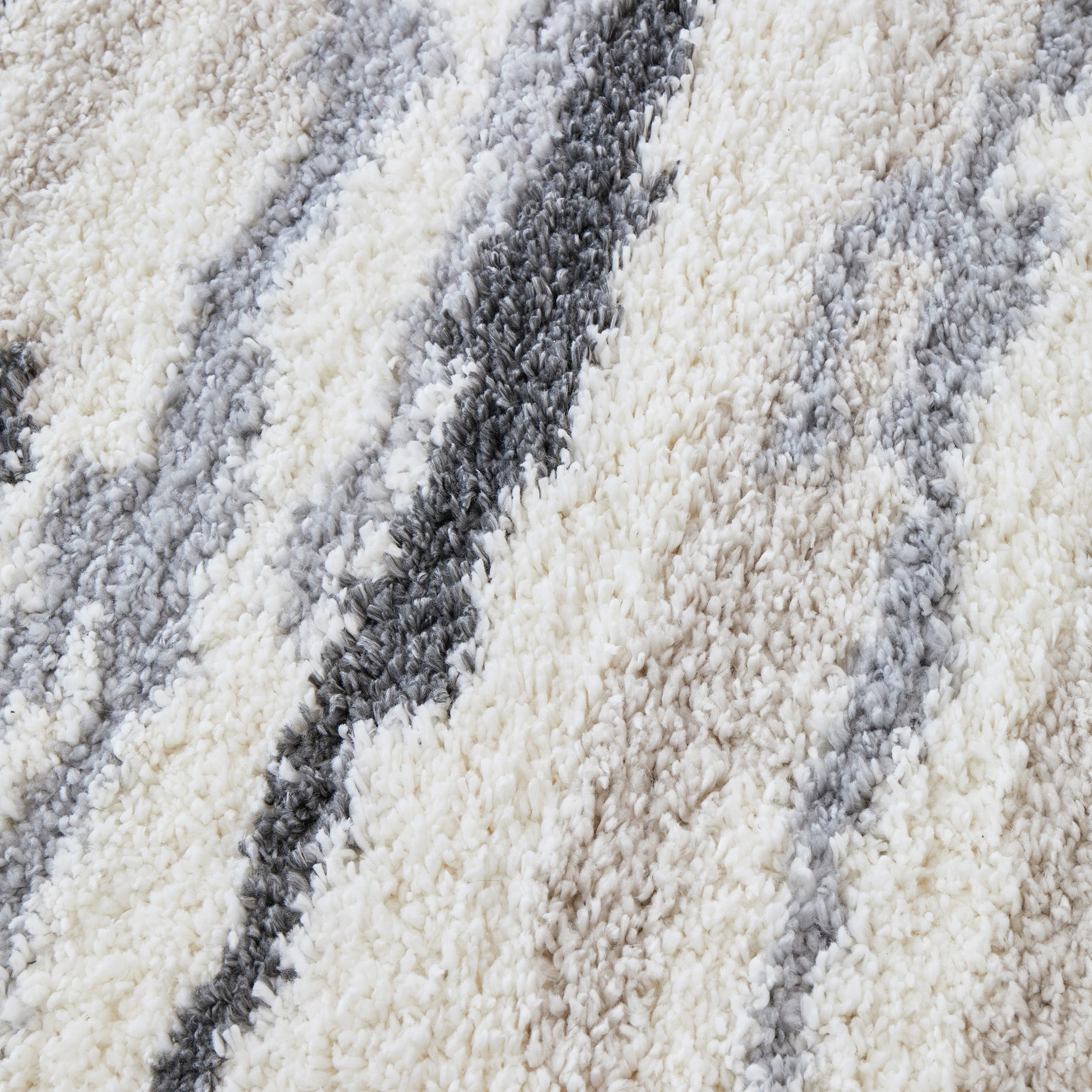 5 Common Ground Rugs Nocturne Neptune 330x240cm - Extra Large Shag Rug - White, 5 of 6