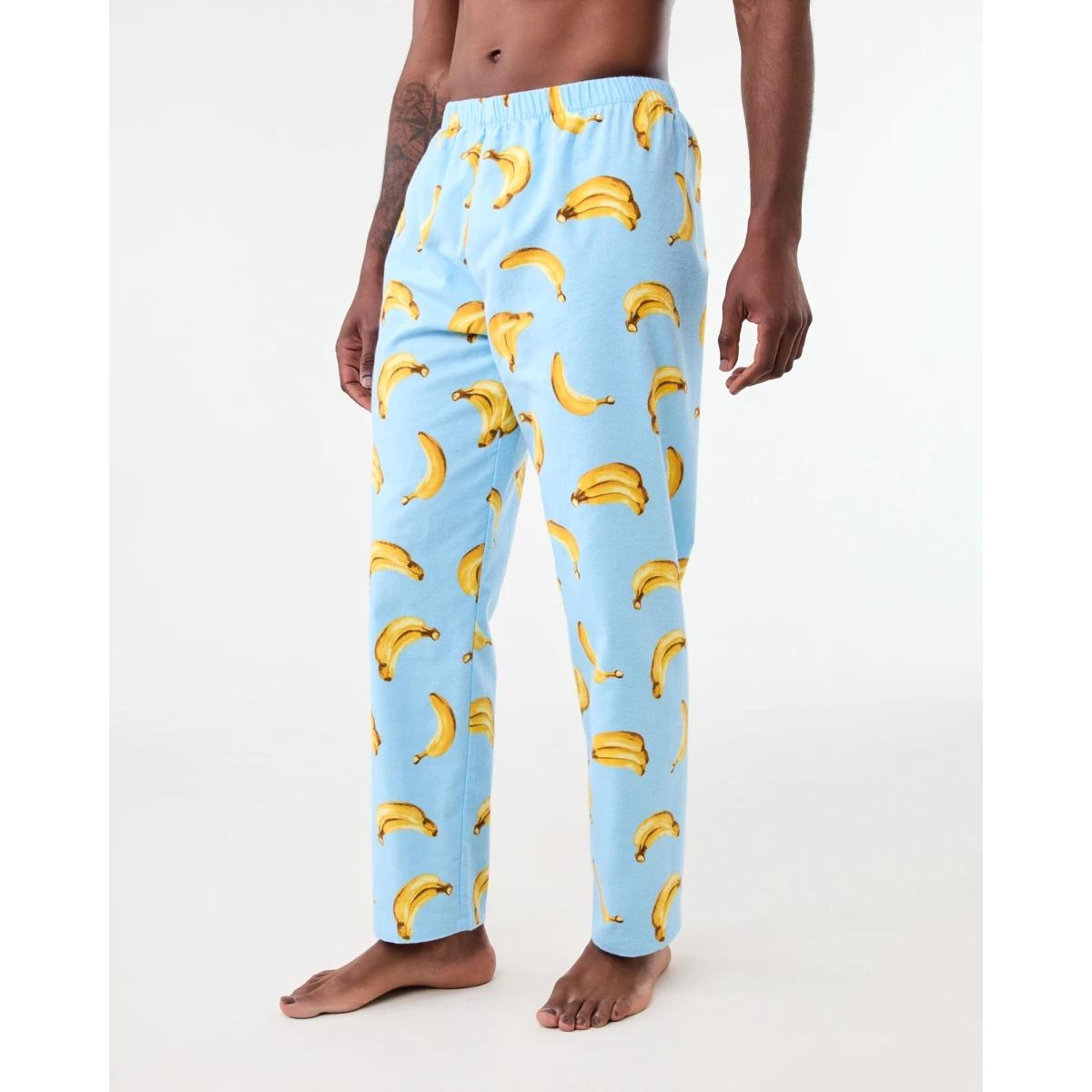 2 Flannel Sleep Pants Blu Banana, 2 of 5