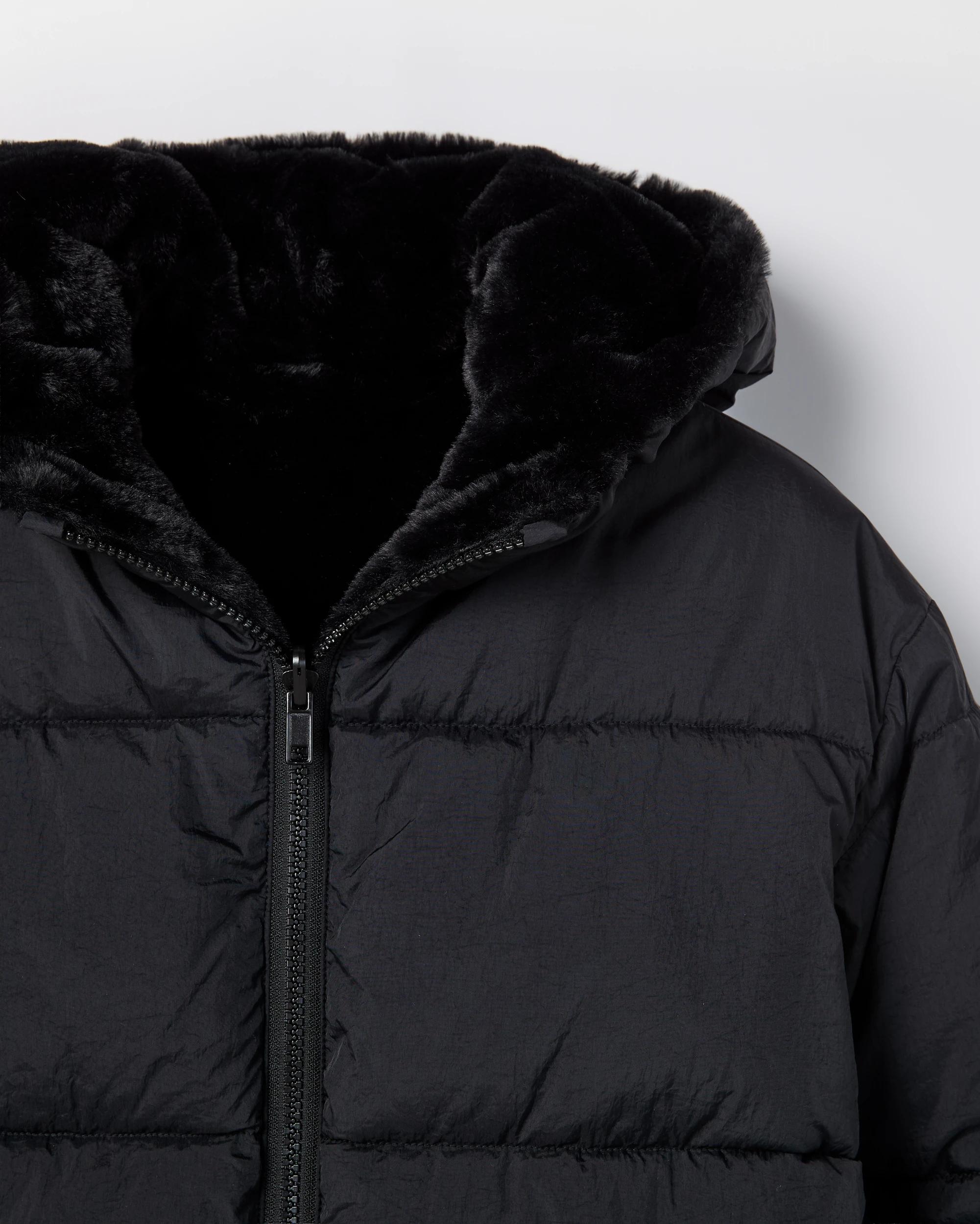 9 Target Kids Reversible Hooded Puffer Jacket BLACK, 9 of 10