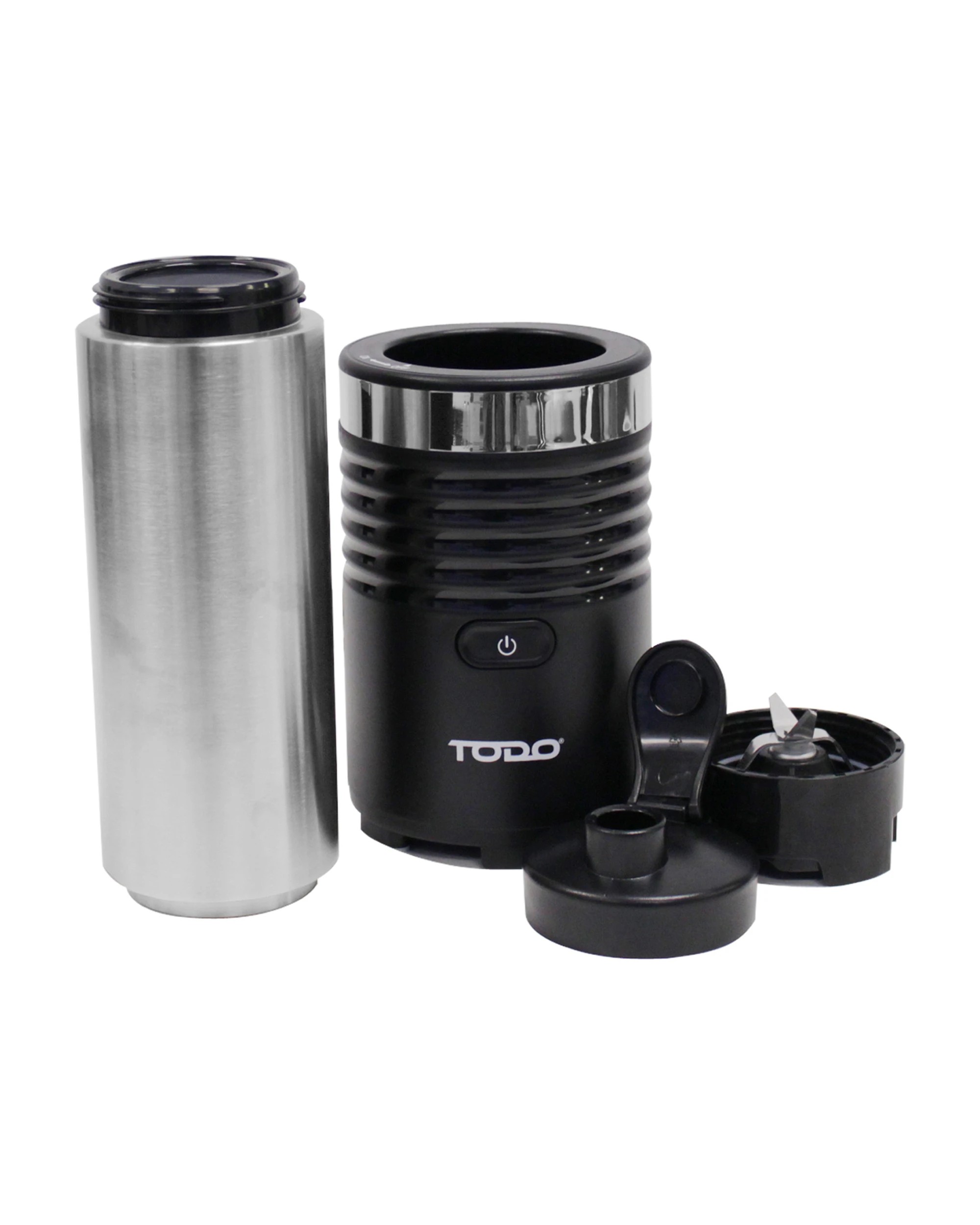 2 TODO 300W Smoothie Maker Drink Blender 600Ml Double Wall Stainless Steel Jar - Black, 2 of 5