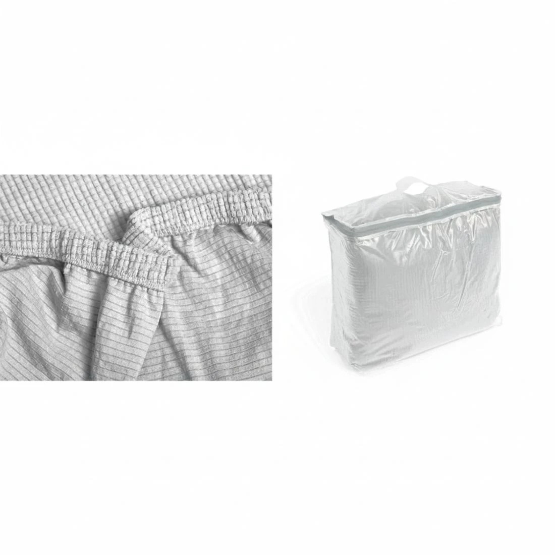 3 Artiss Sofa Cover Couch Covers 3 Seater High Stretch - Grey, 3 of 7