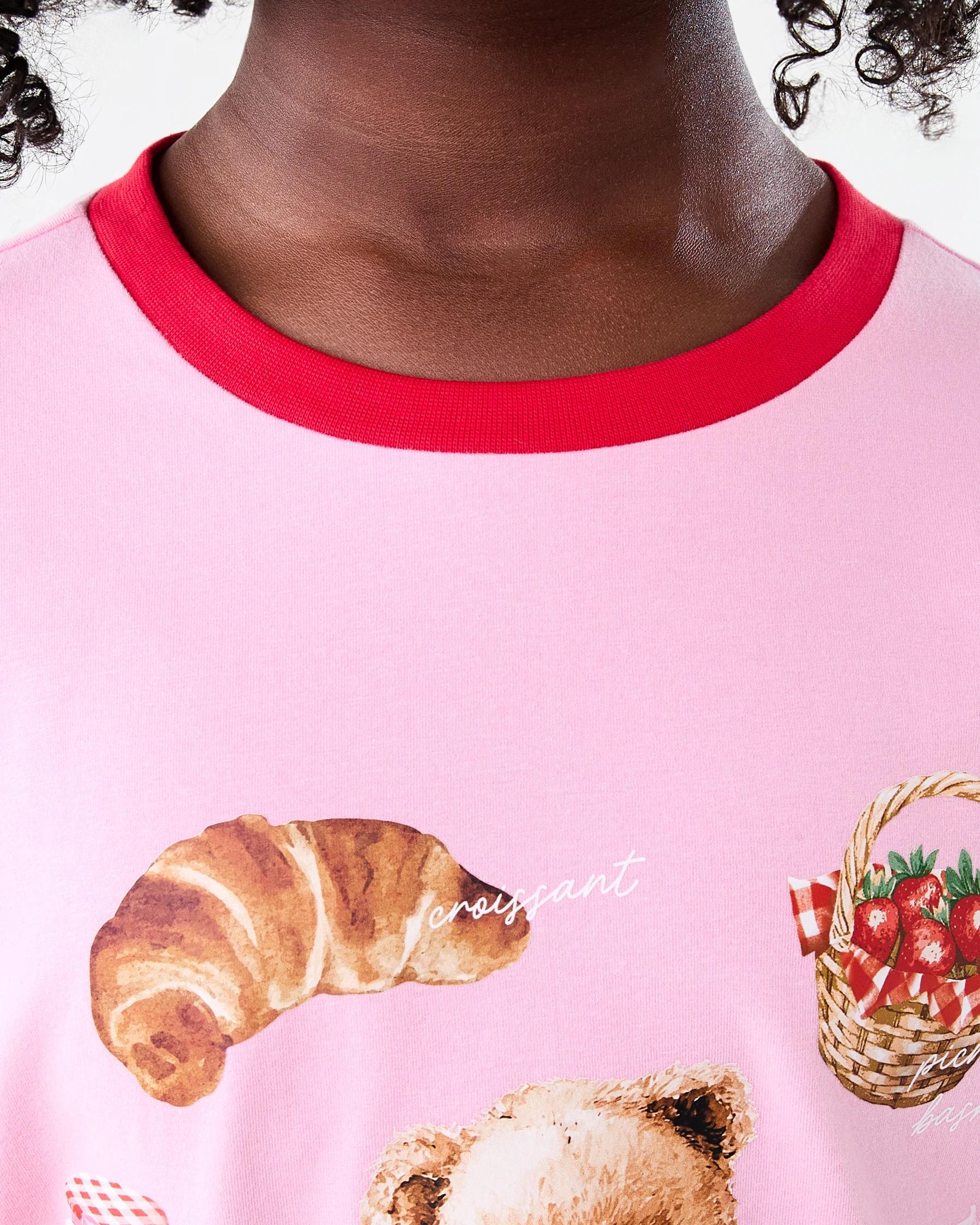 4 Lounge Pyjama Set Pnk Bear, 4 of 7