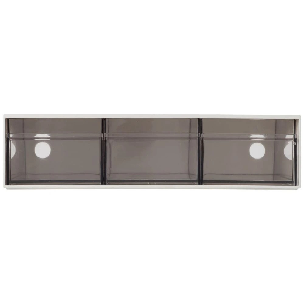 3 J.Burrows Stackable 3 Segment Desktop Drawers, 3 of 3