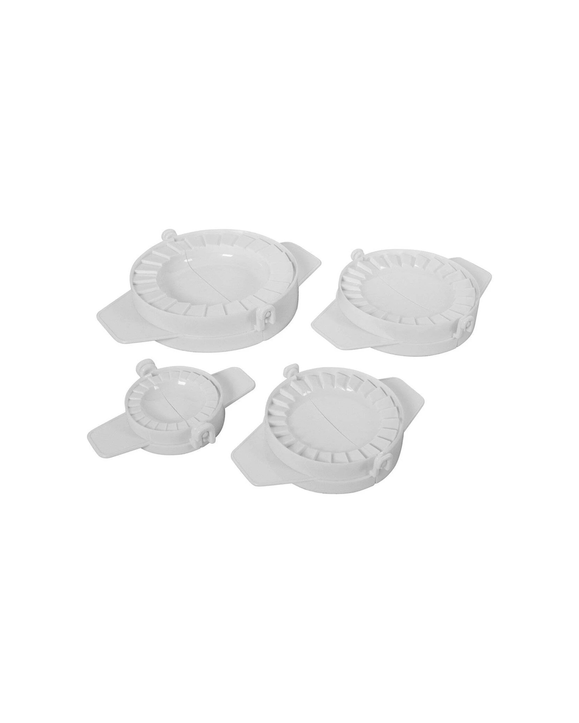 1 Avanti 4pc Dumpling Maker Press Cutting Set Kitchen Utensil White - White, 1 of 1