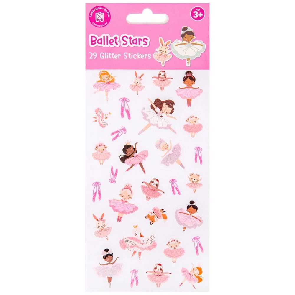 1 Learning Can Be Fun Ballet Stars Glitter Stickers, 1 of 3