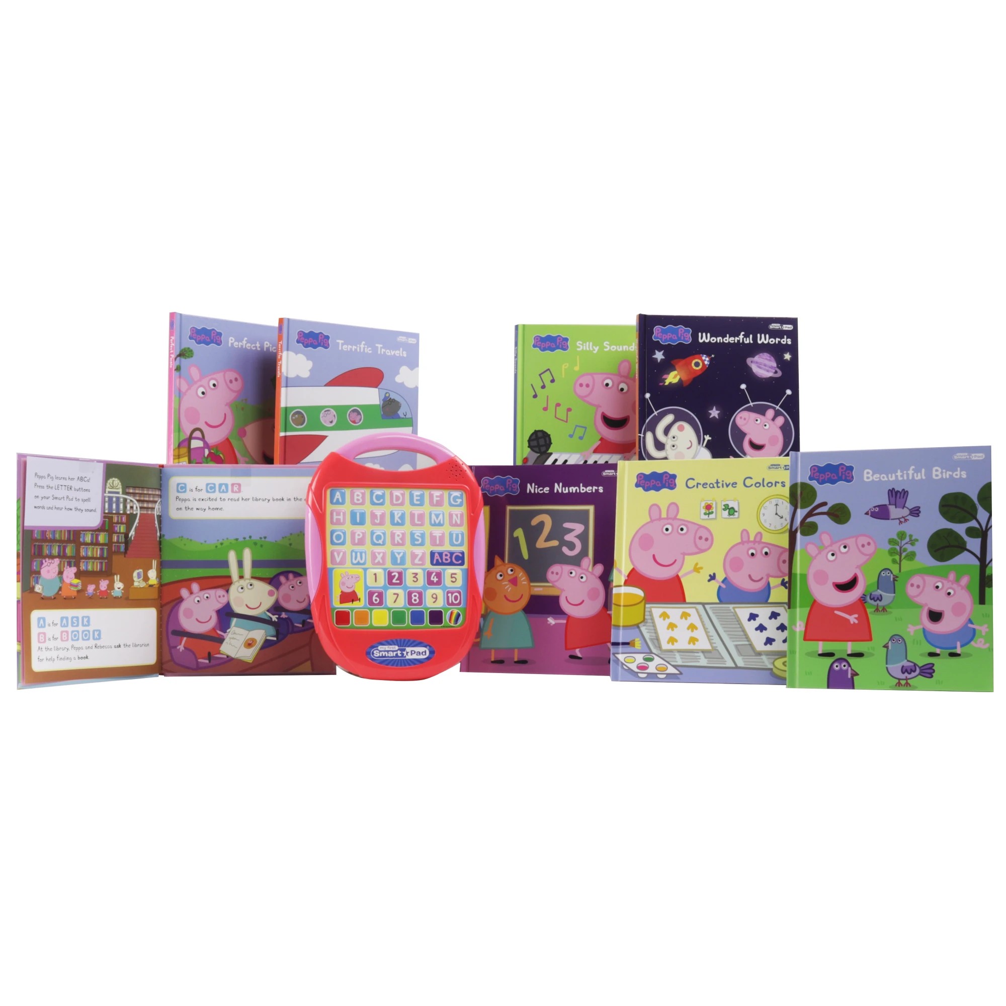 3 Peppa Pig - My First Smart Pad Library - Interactive Activity Pad and 8-Book Set, 3 of 6