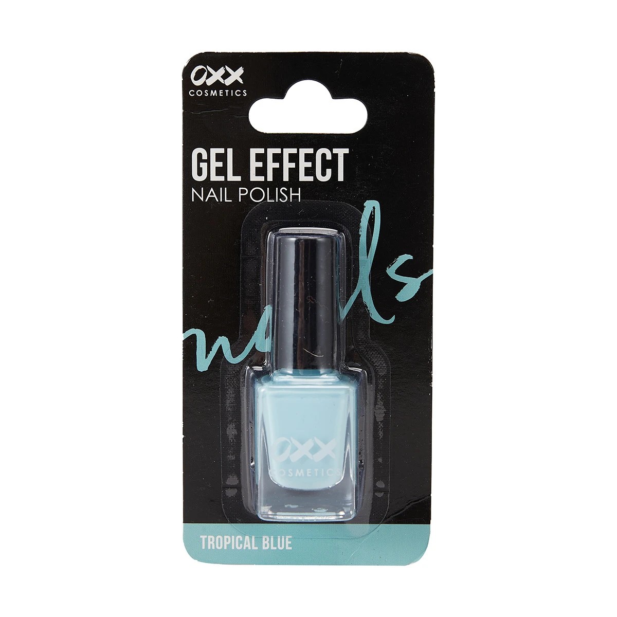 1 OXX Cosmetics Gel Effect Nail Polish - Tropical Blue, 1 of 5