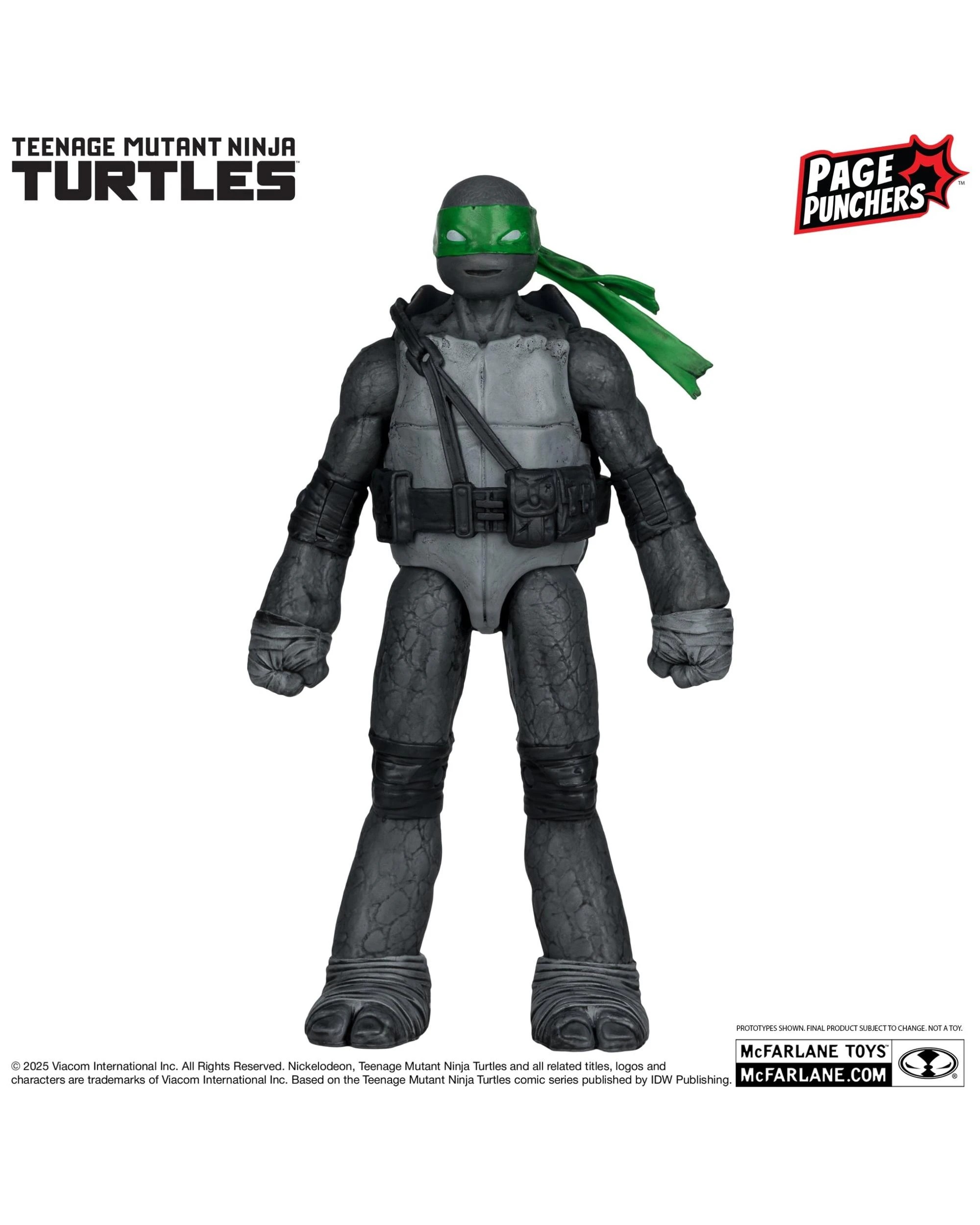5 Teenage Mutant Ninja Turtles Donatello Black White and Green Page Punchers Red Platinum Edition 5 inch Figure With Comic, 5 of 9