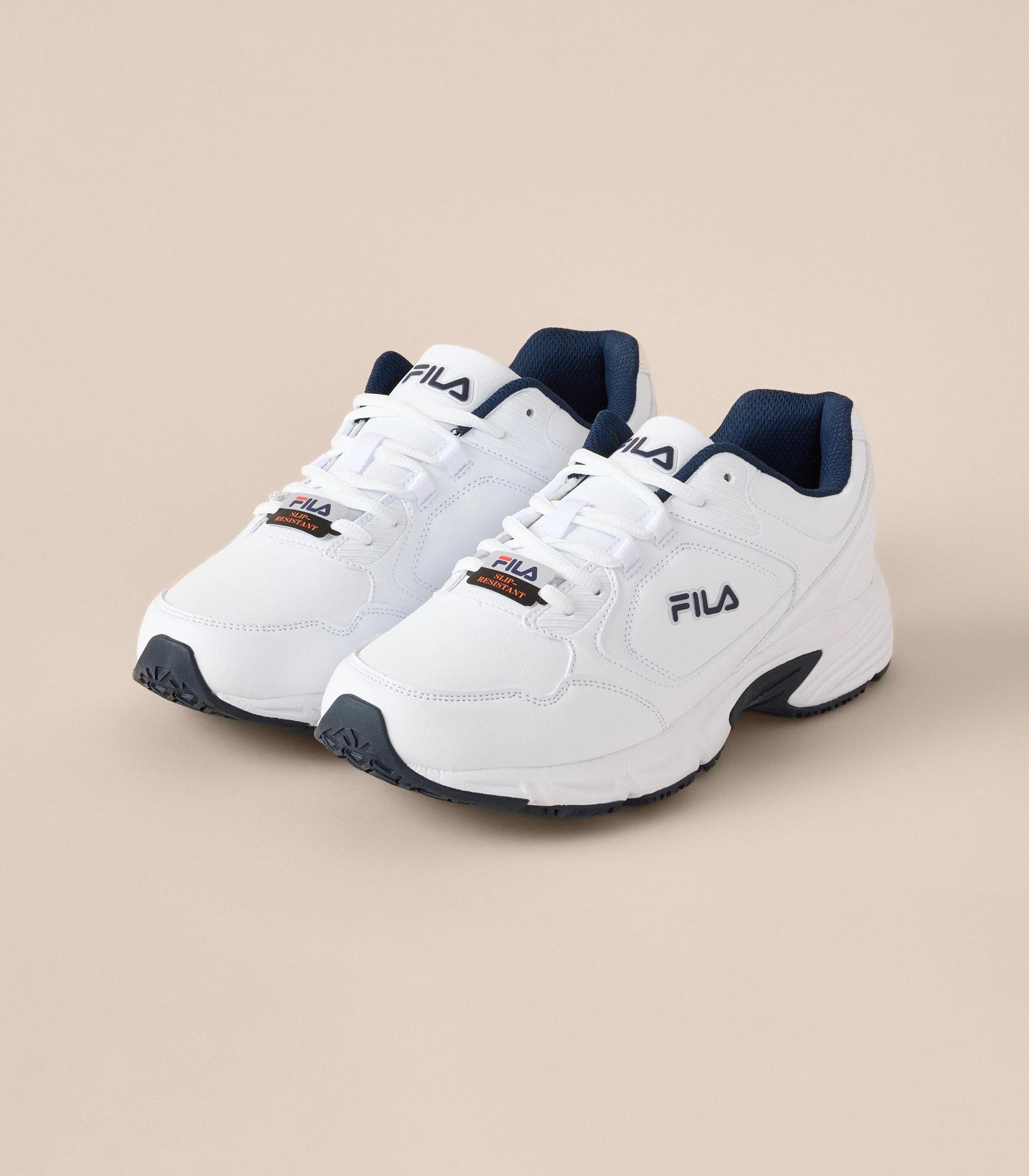 1 Fila Mens Sondrio Sneakers WHITE, 1 of 6