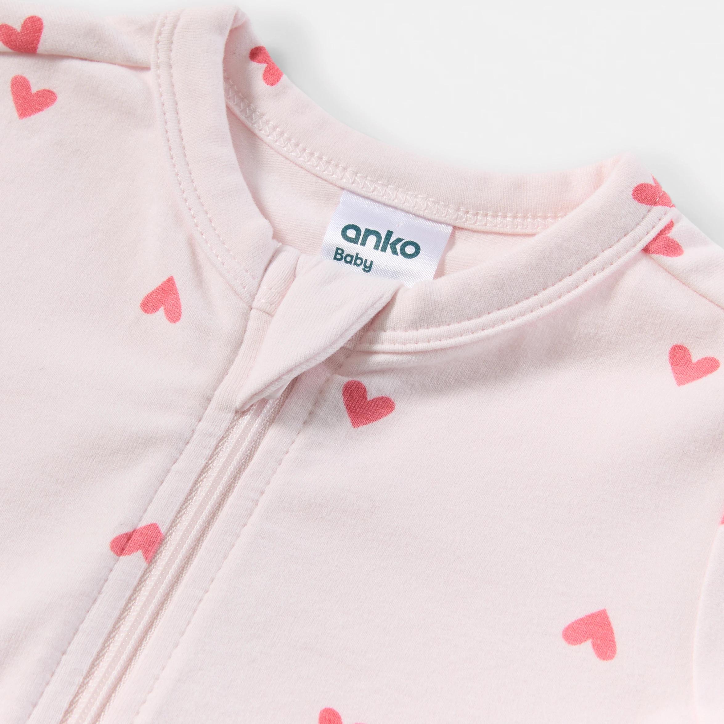 3 Turn Cuff Coverall PINK HEARTS, 3 of 3
