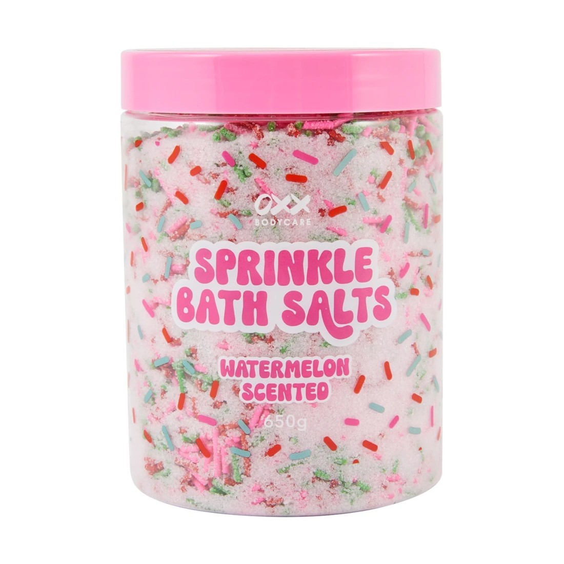 1 OXX Bodycare Sprinkle Bath Salts 650g - Watermelon Scented, 1 of 5