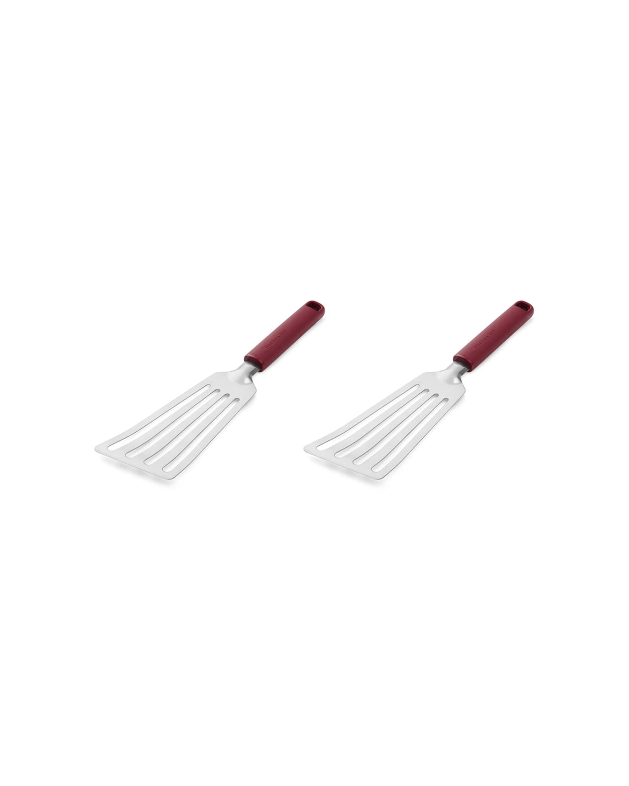 1 KitchenAid Classic Metal Flexible Turner 2PK Resistant Ergonomic Handle - Red, 1 of 6