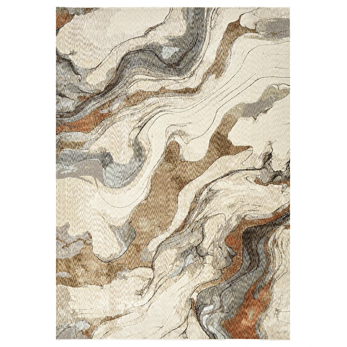 1 Common Ground Rugs Henderson Adell 330x240cm - Extra Large Floor Rug - Orange, 1 of 7